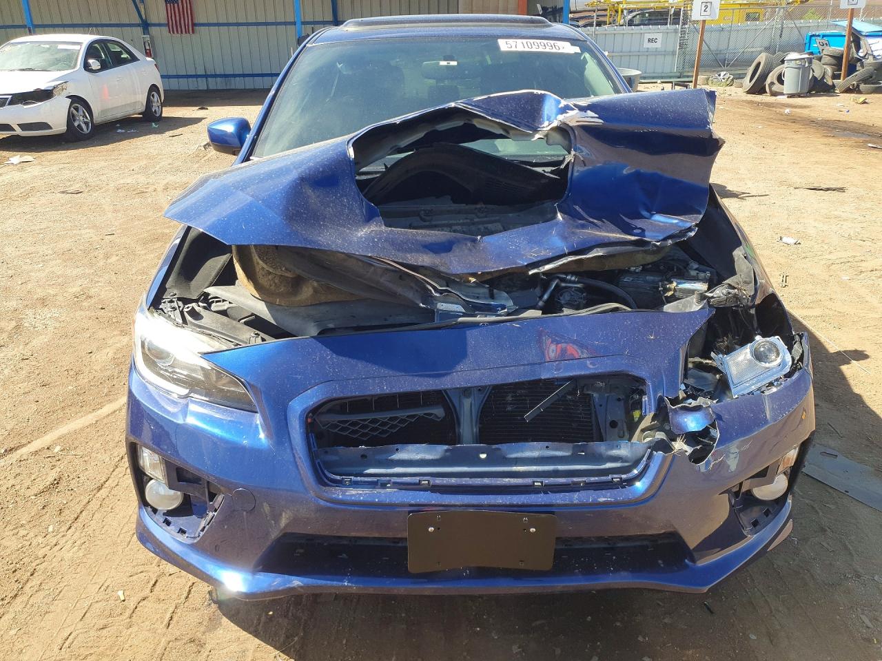 2015 Subaru Wrx Limited Blue vin: JF1VA1J64F9814741