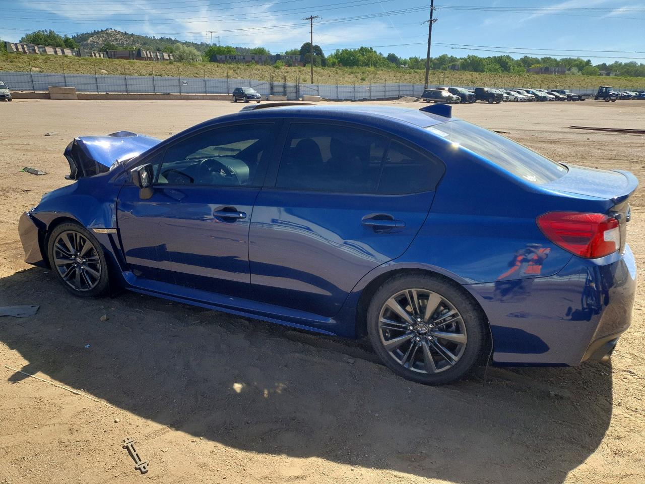 2015 Subaru Wrx Limited Blue vin: JF1VA1J64F9814741