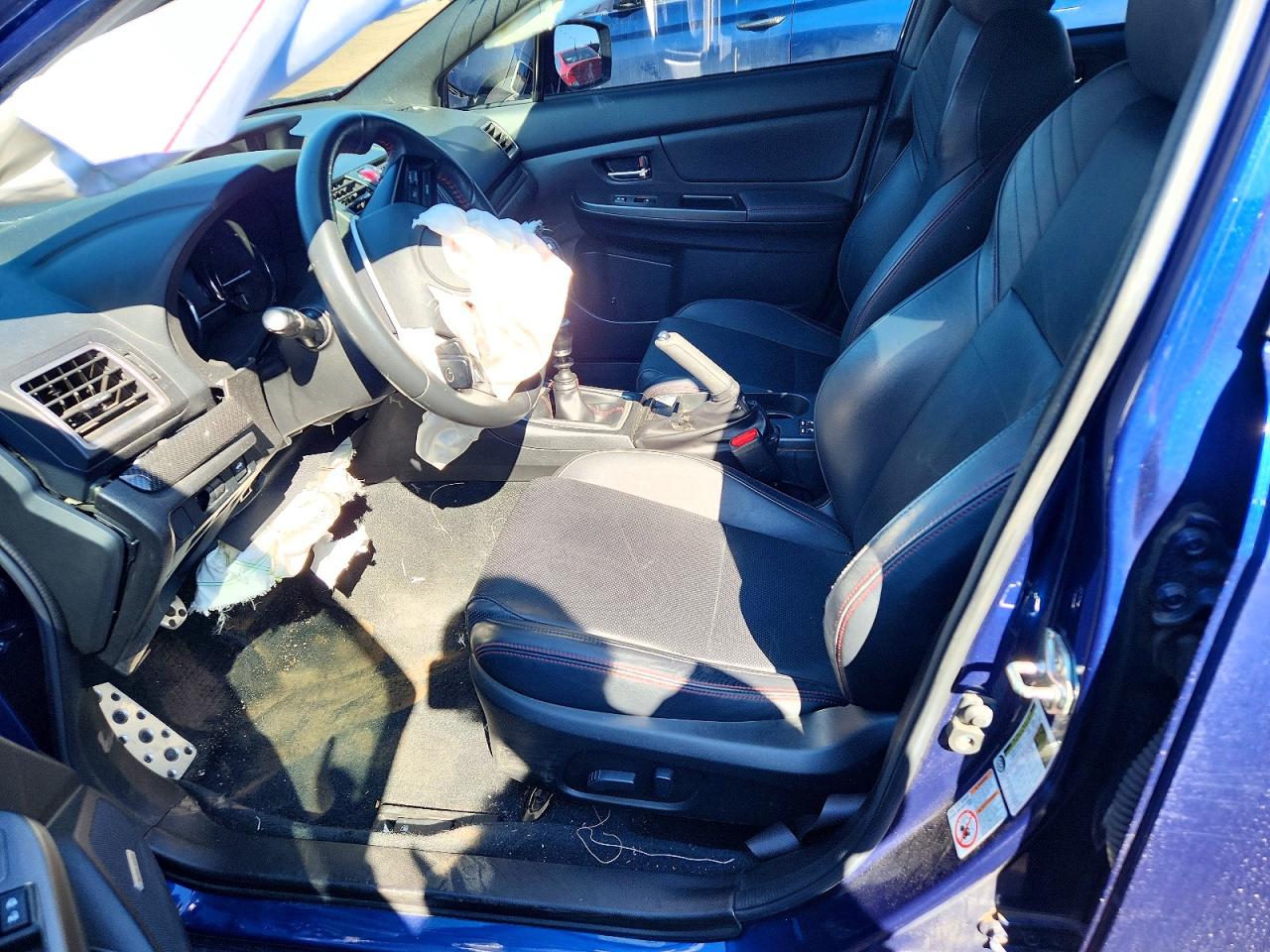2015 Subaru Wrx Limited Blue vin: JF1VA1J64F9814741