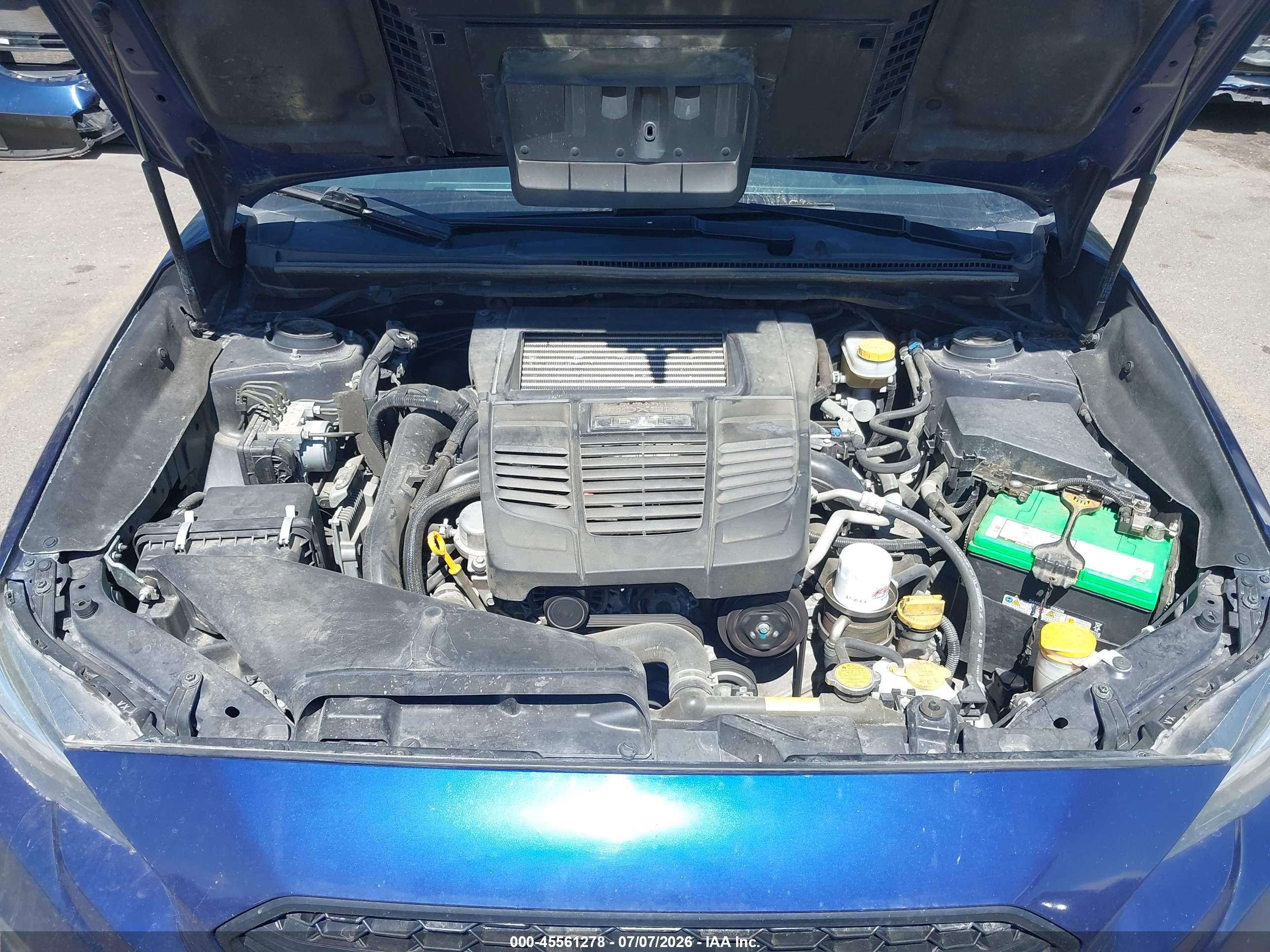 2019 Subaru Wrx Limited Синий vin: JF1VA1J64K9812384