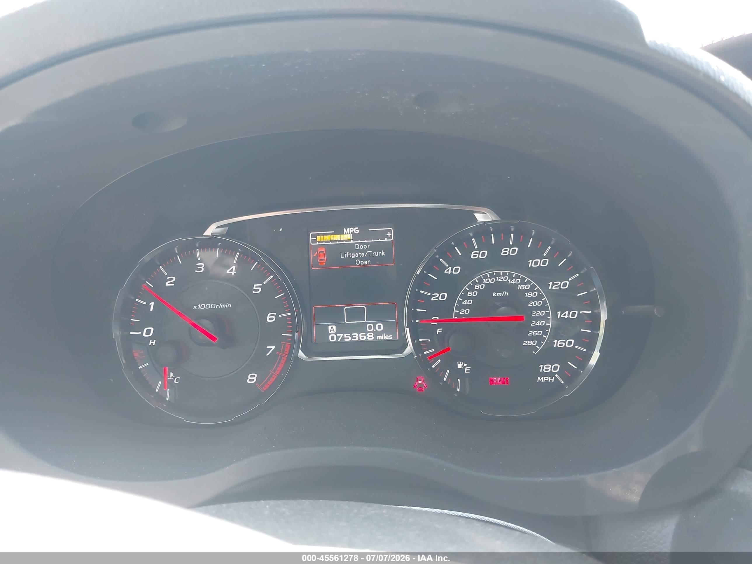 2019 Subaru Wrx Limited Синий vin: JF1VA1J64K9812384