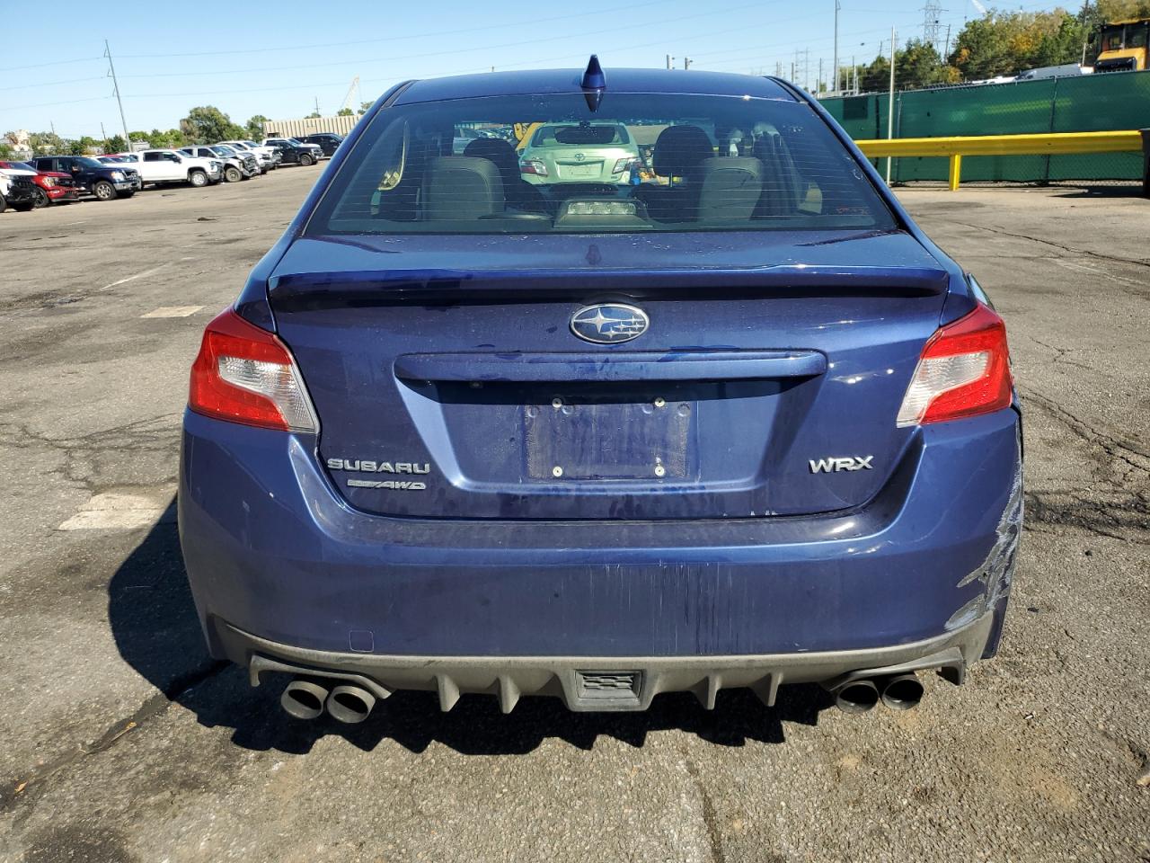 2020 Subaru Wrx Limited Blue vin: JF1VA1J64L9811186
