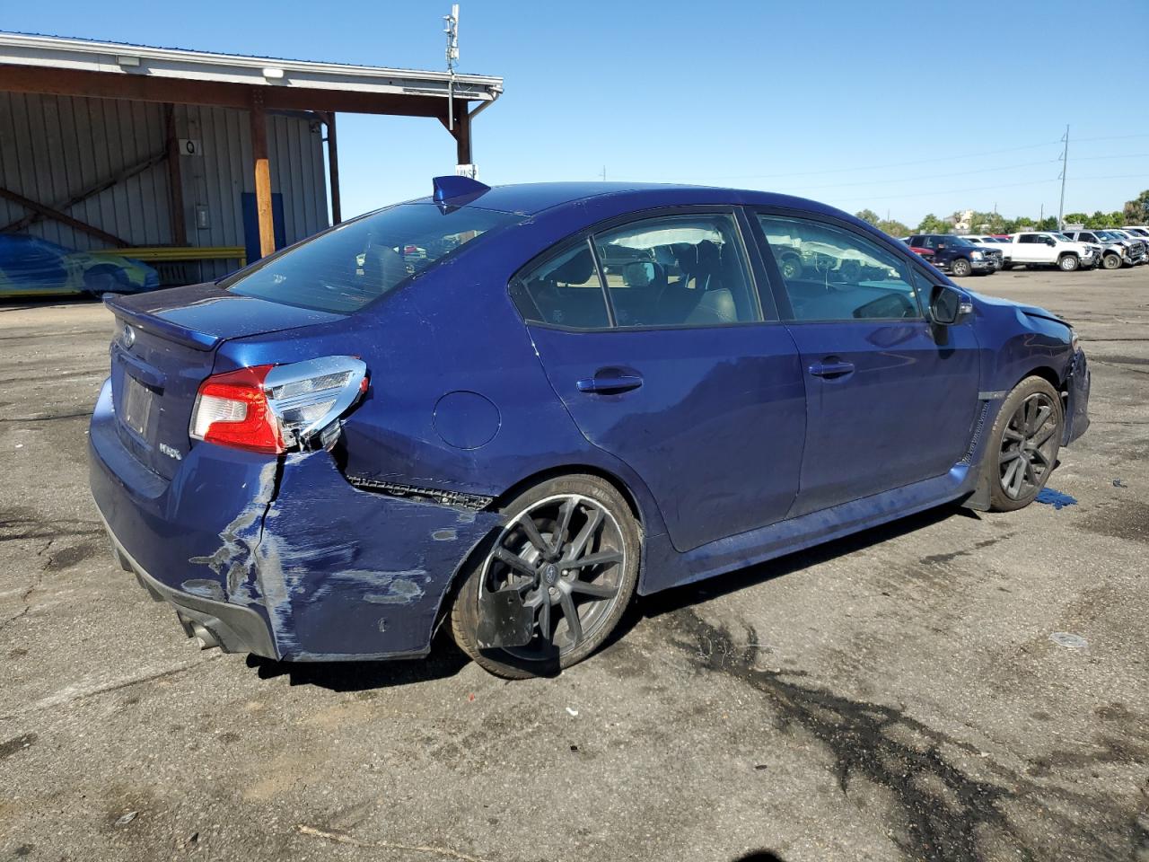 2020 Subaru Wrx Limited Blue vin: JF1VA1J64L9811186