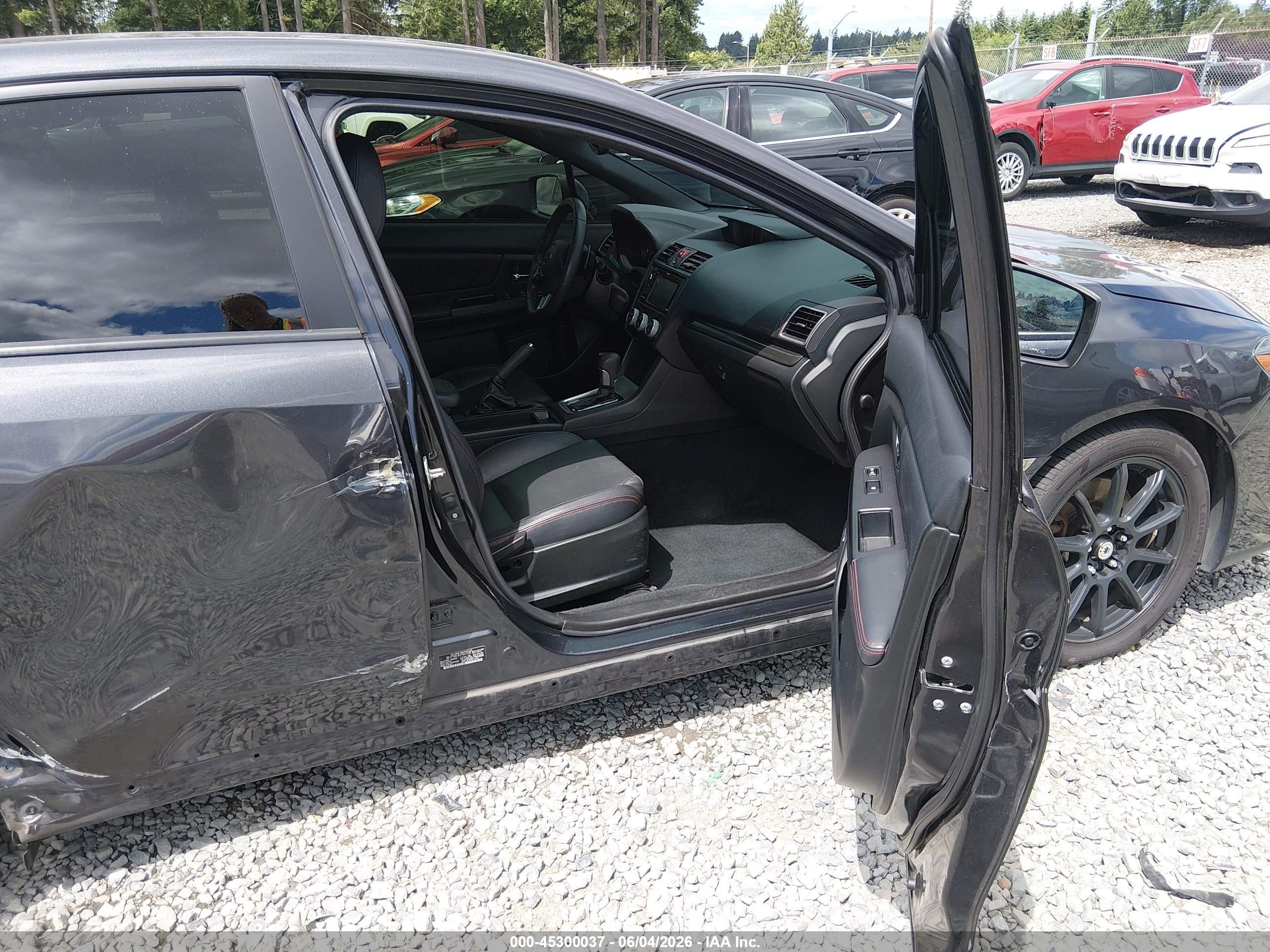 2015 Subaru Wrx Limited Серый vin: JF1VA1J67F8812178