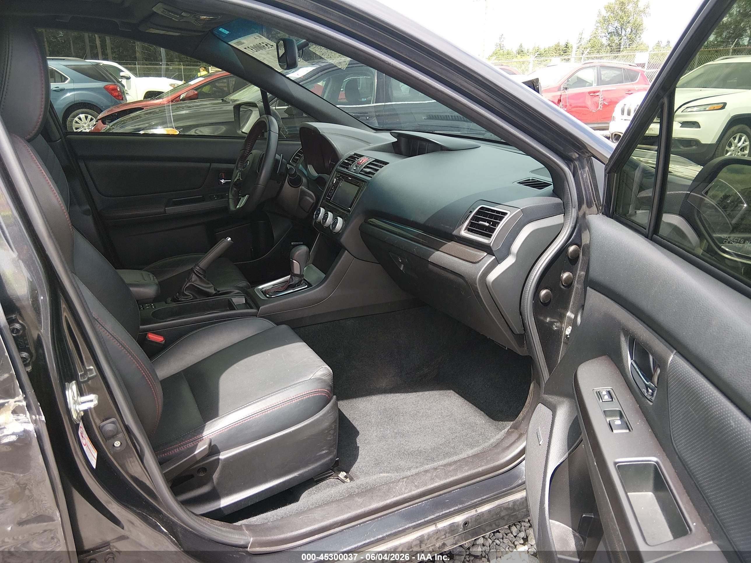 2015 Subaru Wrx Limited Серый vin: JF1VA1J67F8812178