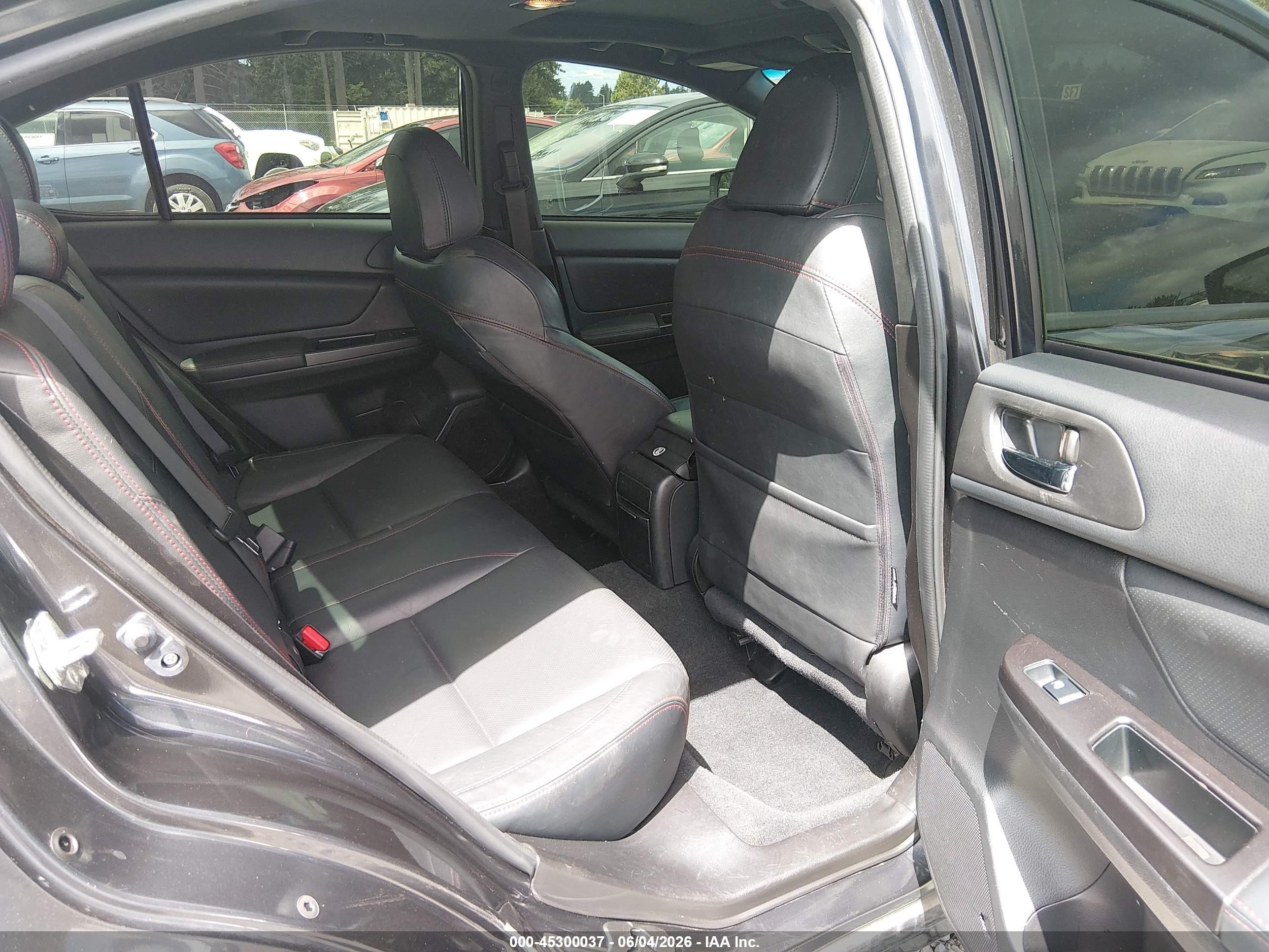 2015 Subaru Wrx Limited Серый vin: JF1VA1J67F8812178