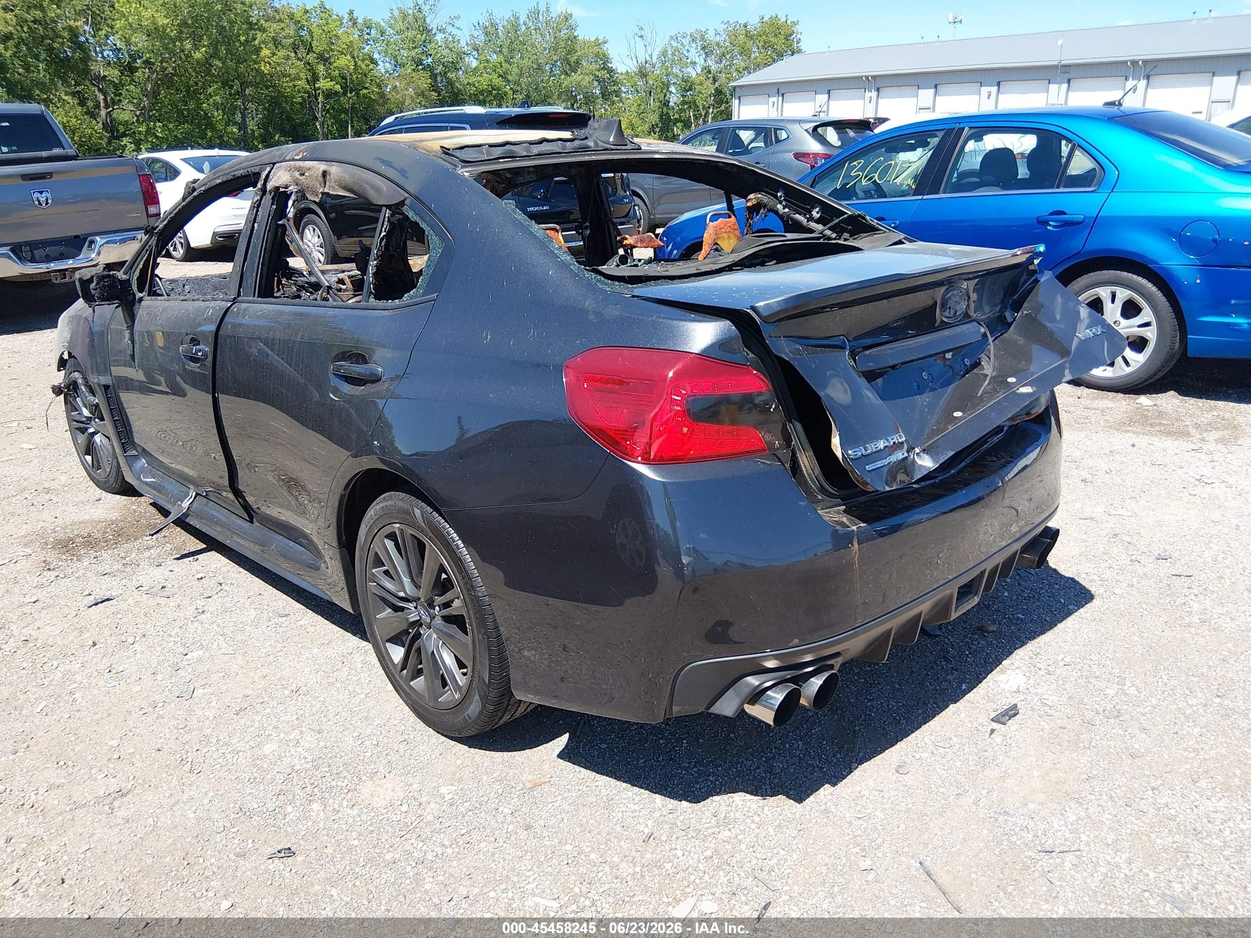2015 Subaru Wrx Limited Gray vin: JF1VA1J68F8824355