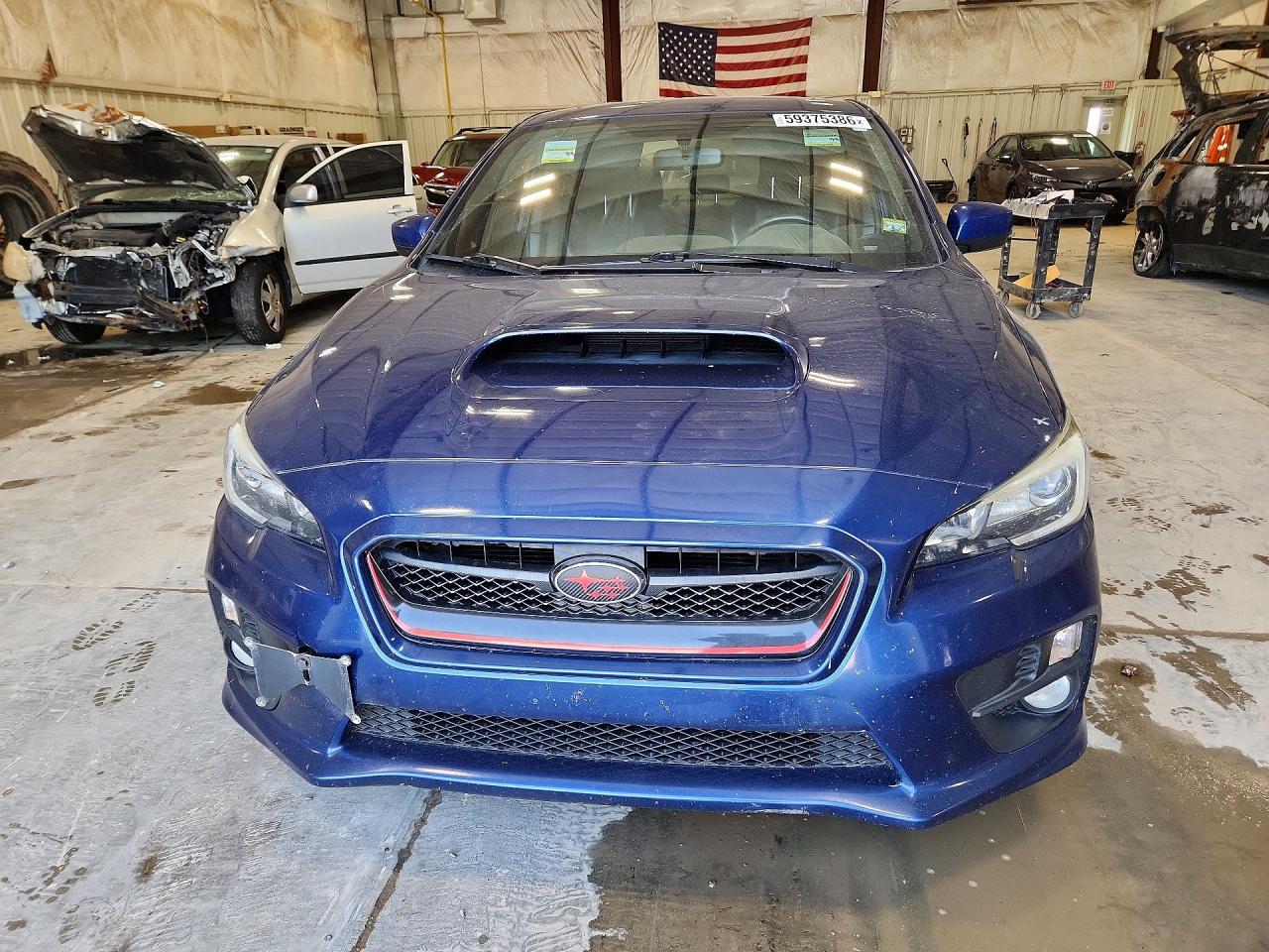 2015 Subaru Wrx Limited Blue vin: JF1VA1J68F9823863
