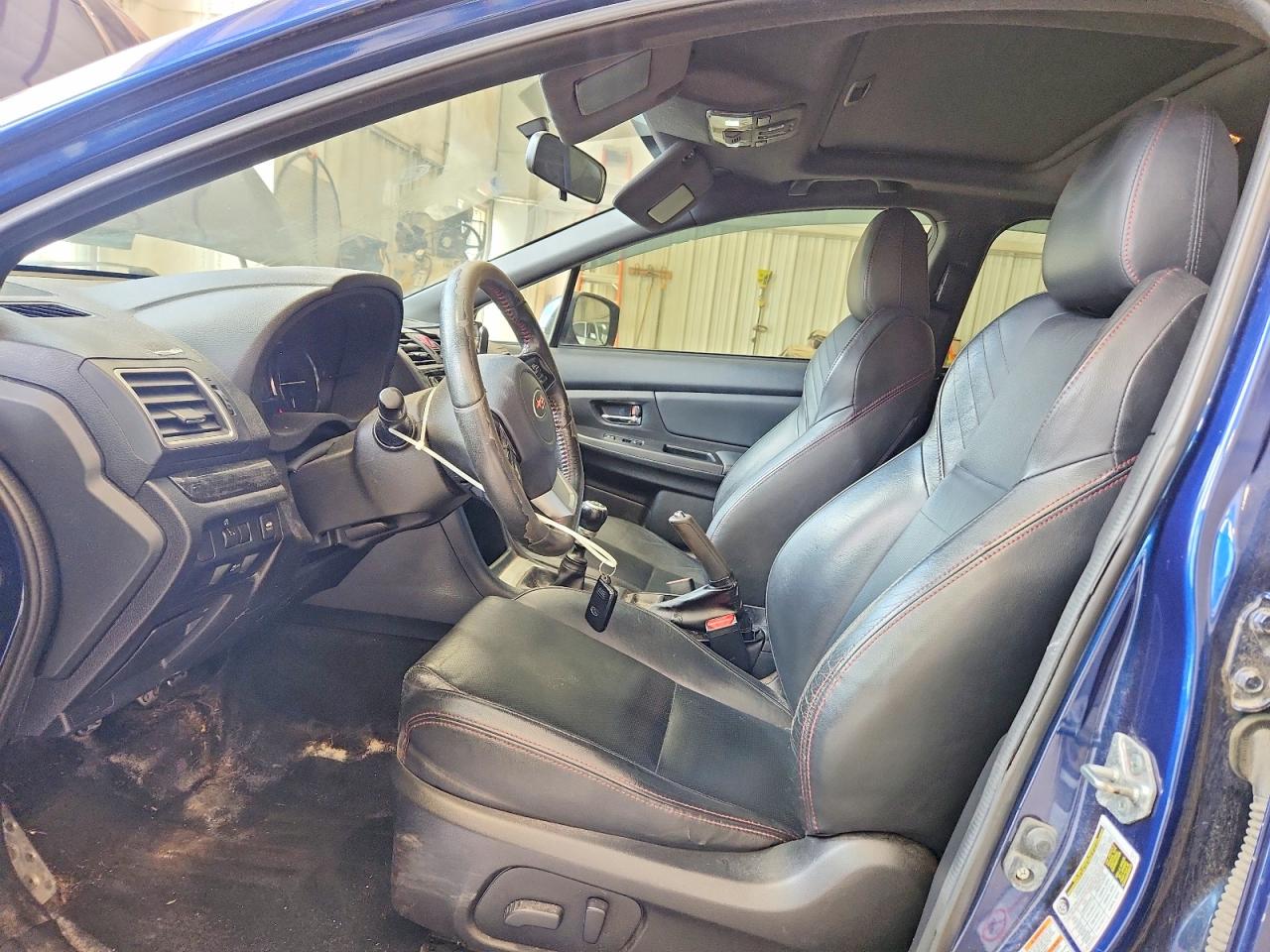 2015 Subaru Wrx Limited Blue vin: JF1VA1J68F9823863