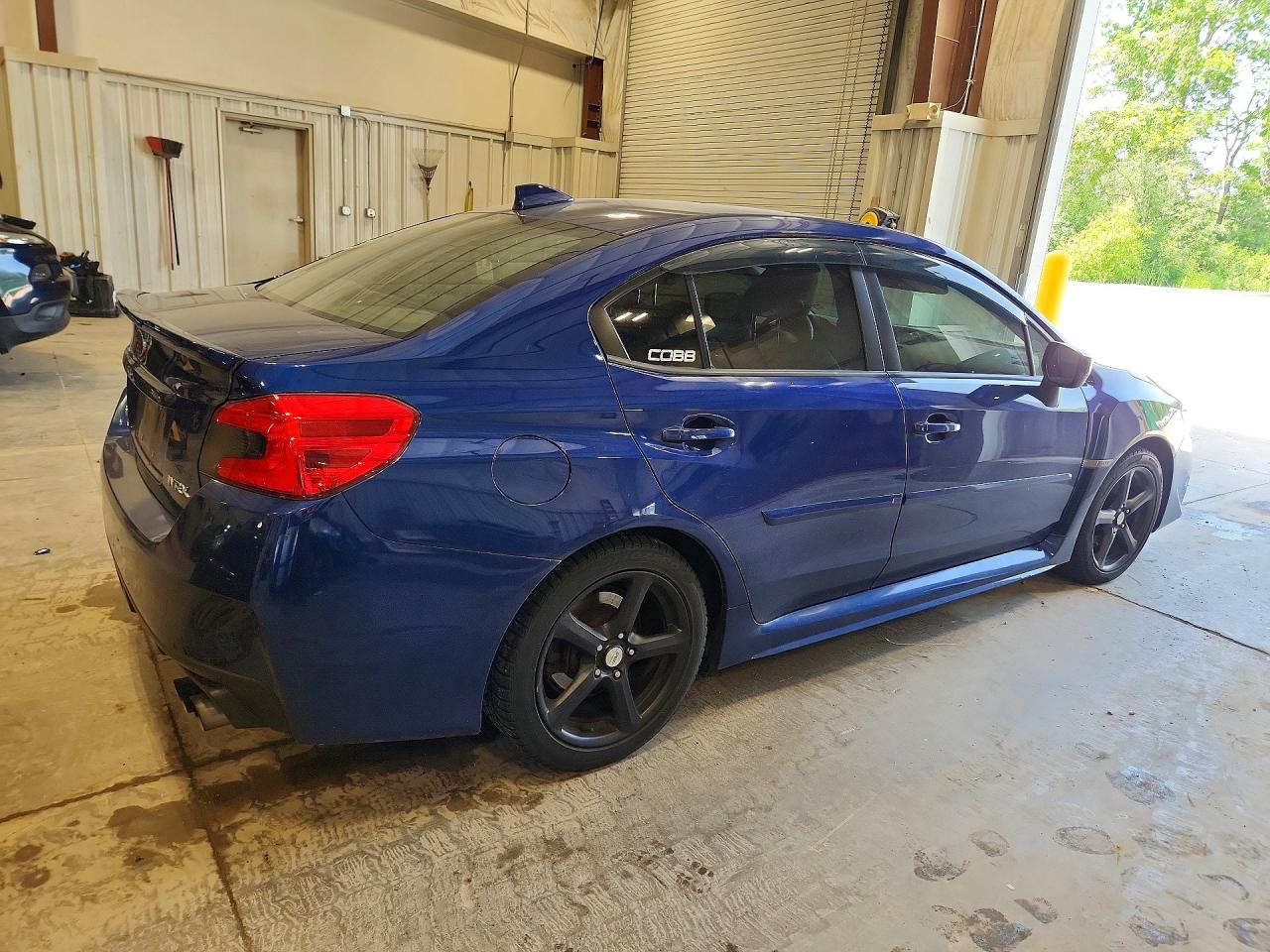 2015 Subaru Wrx Limited Blue vin: JF1VA1J68F9823863