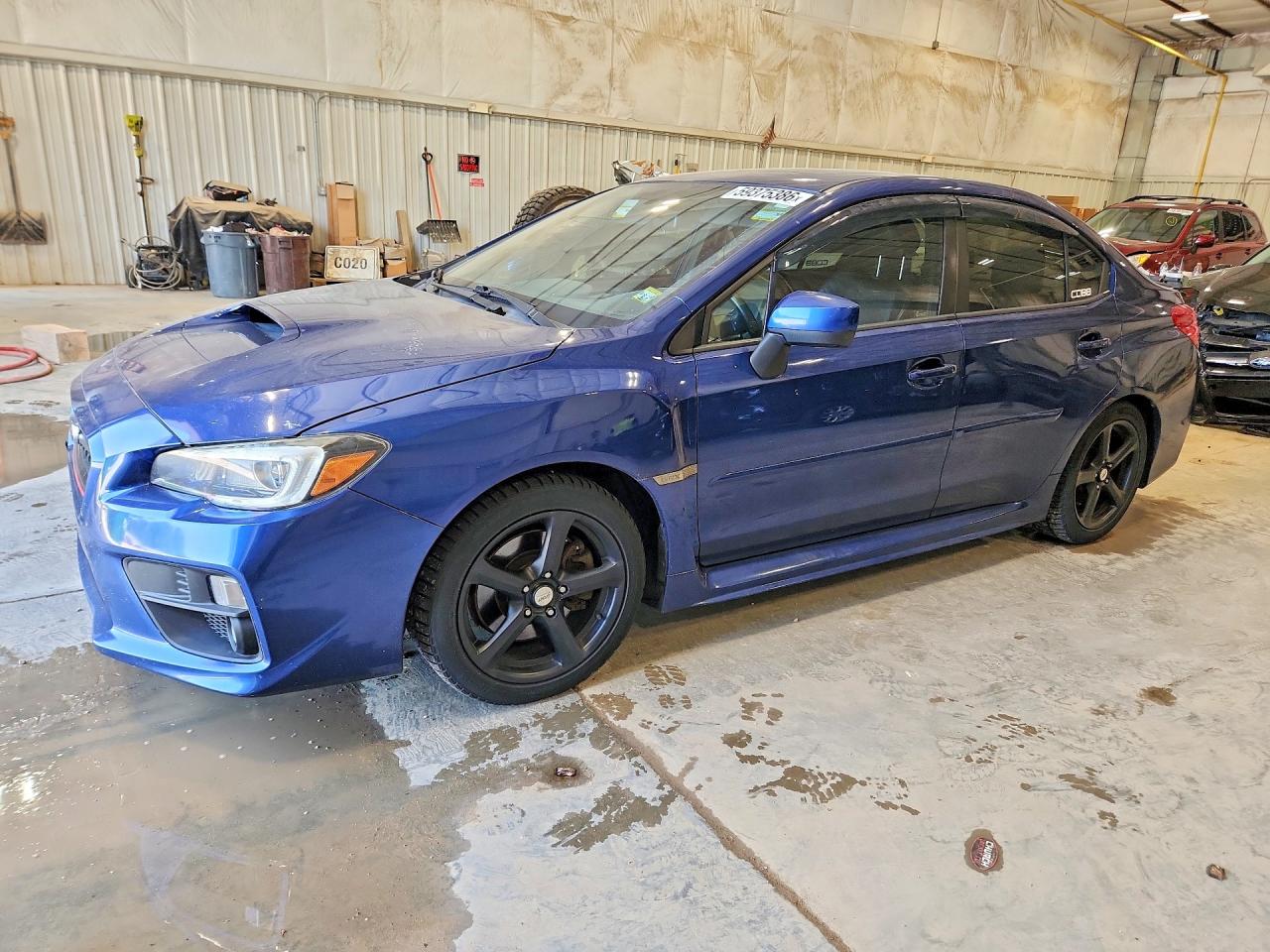 2015 Subaru Wrx Limited Blue vin: JF1VA1J68F9823863