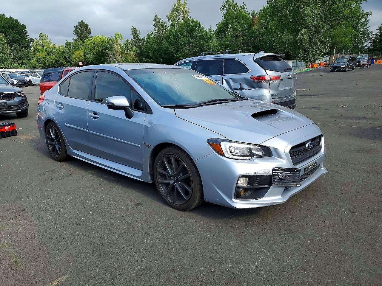 2016 Subaru Wrx Limited Silver vin: JF1VA1L60G9826061
