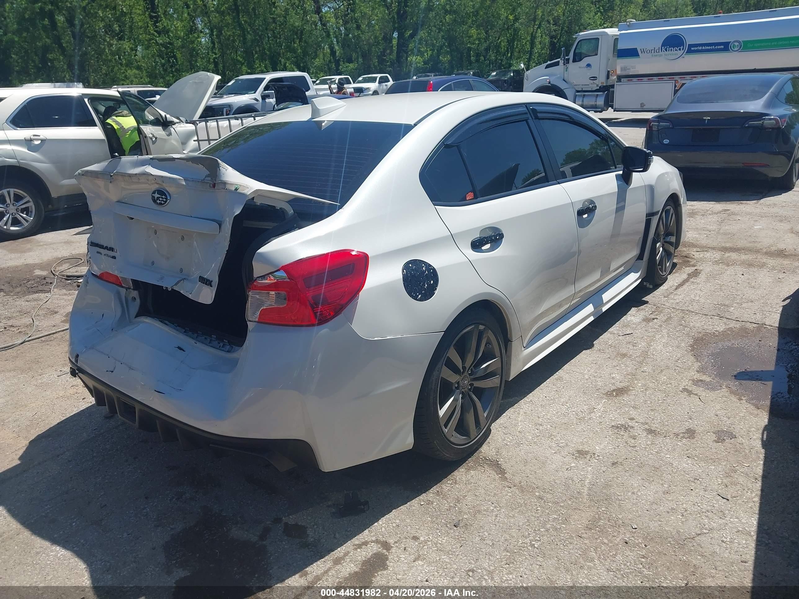 2017 Subaru Wrx Limited White vin: JF1VA1L6XH9832399