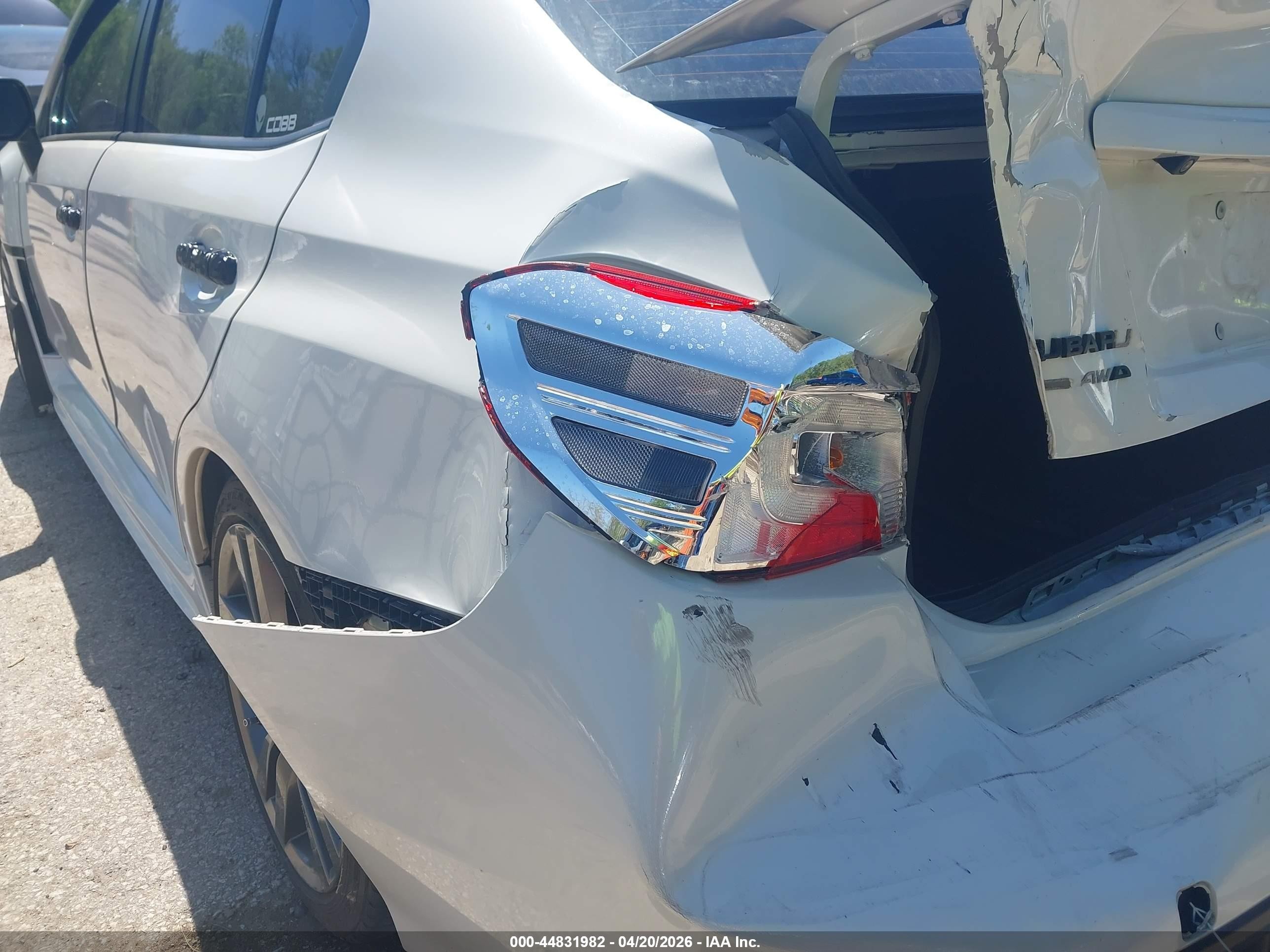 2017 Subaru Wrx Limited White vin: JF1VA1L6XH9832399