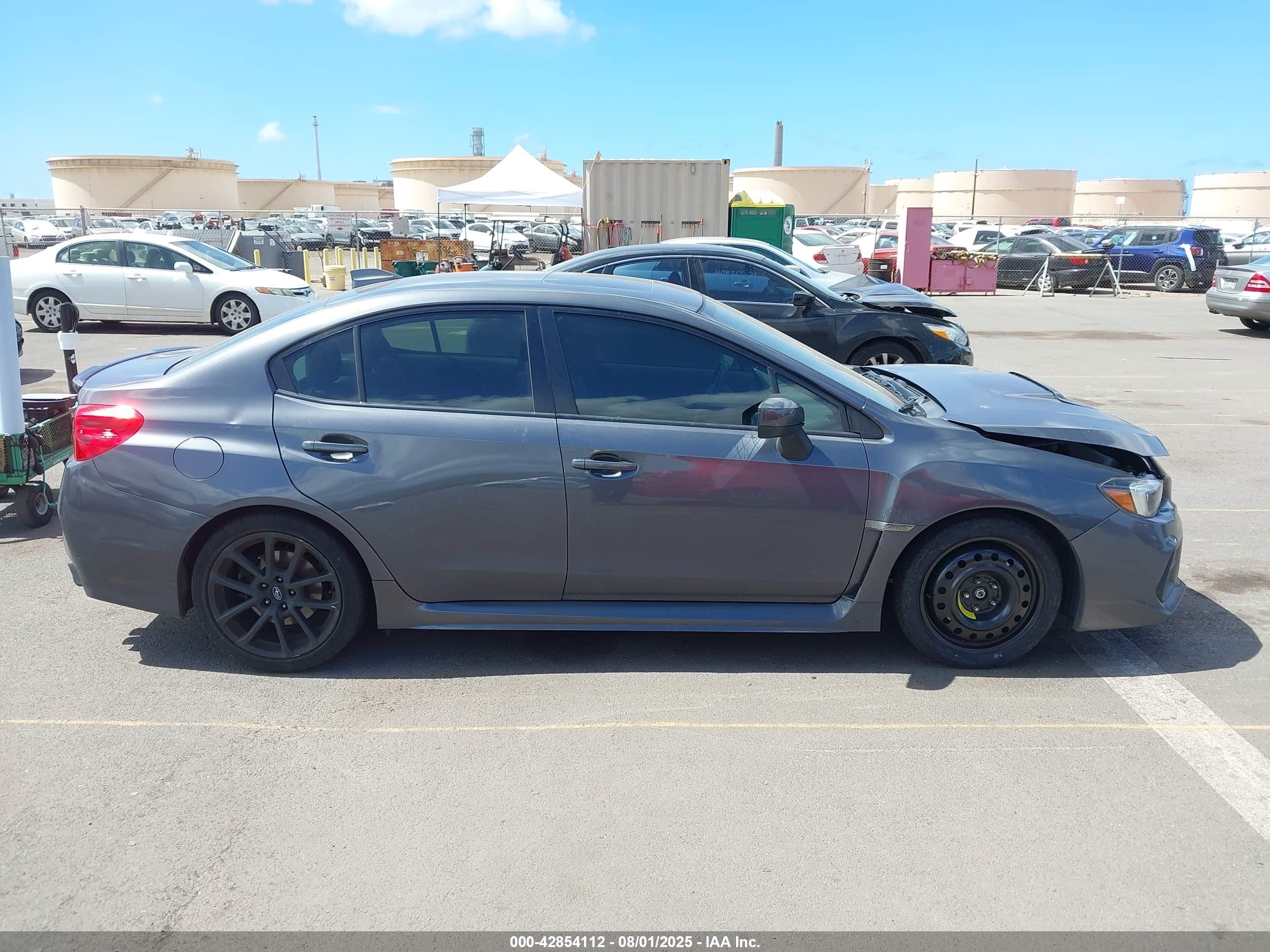 2020 Subaru Wrx Limited Gray vin: JF1VA1N66L8804059