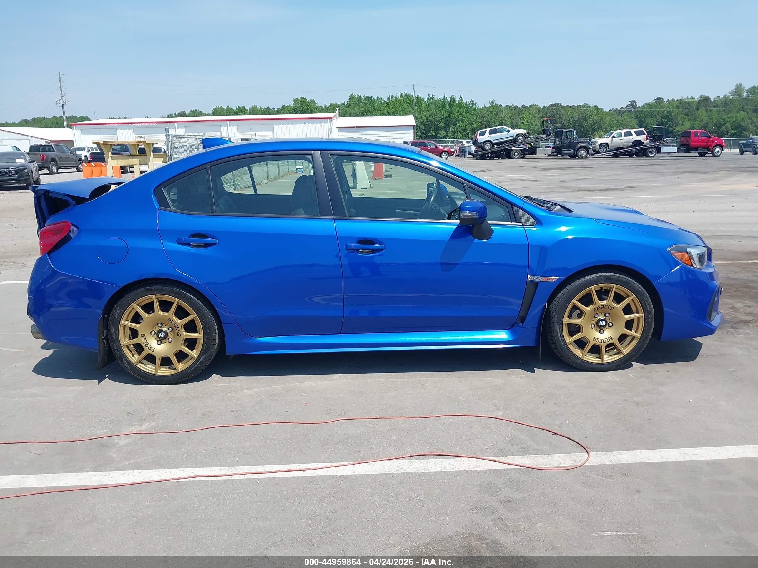 2020 Subaru Wrx Limited Blue vin: JF1VA1P62L8807893