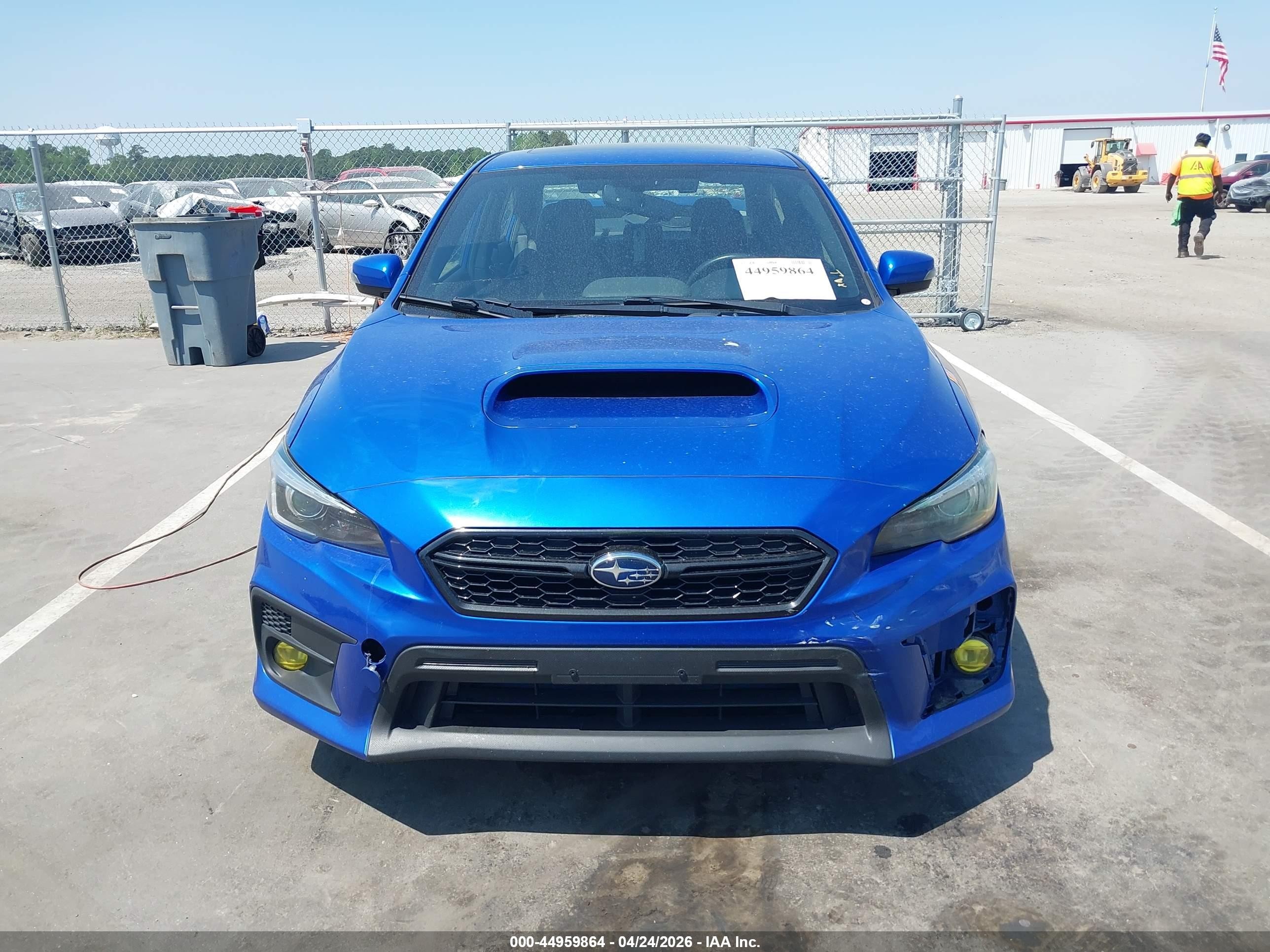 2020 Subaru Wrx Limited Blue vin: JF1VA1P62L8807893