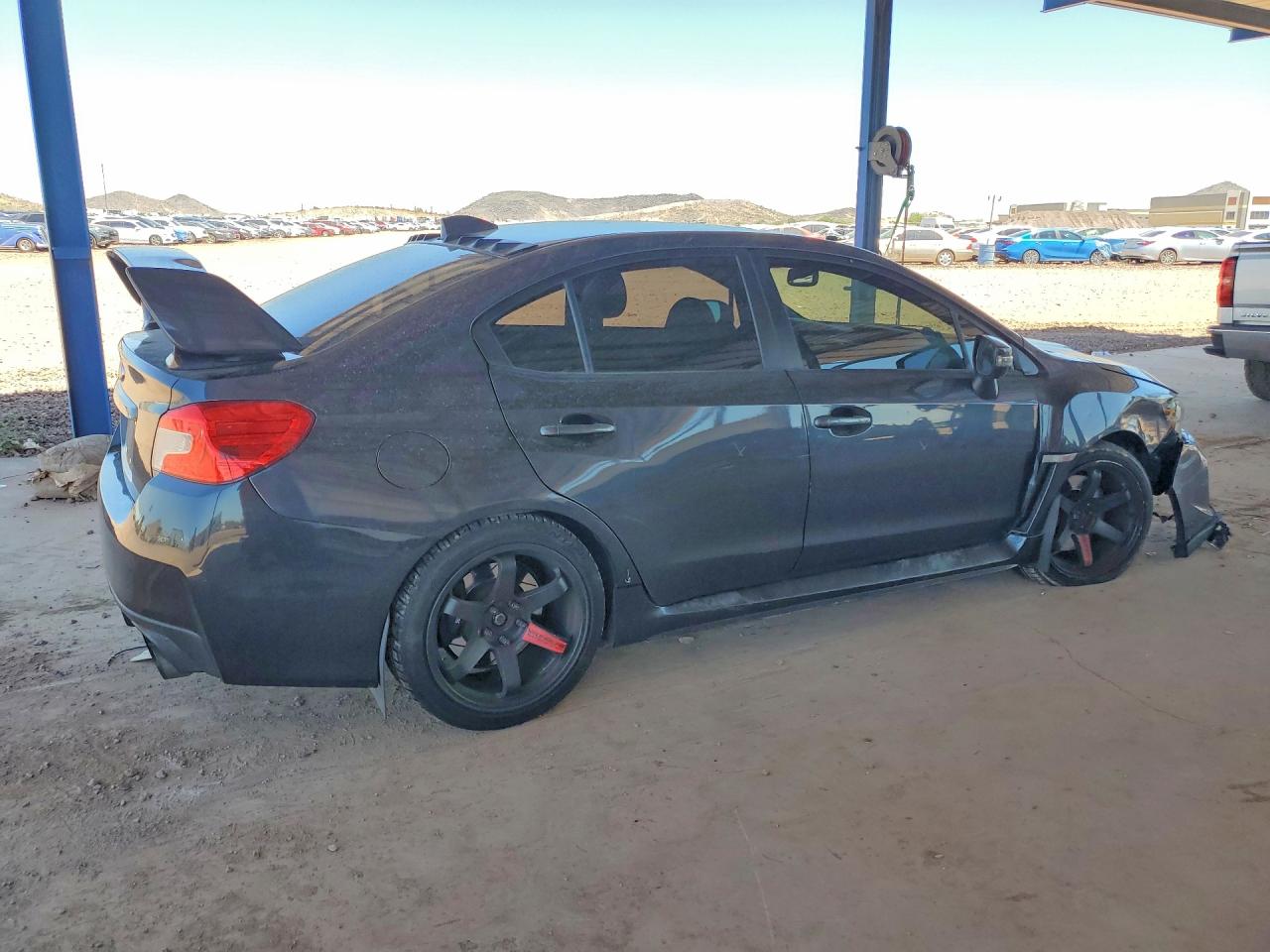 2015 Subaru Wrx Sti Gray vin: JF1VA2L61F9801111