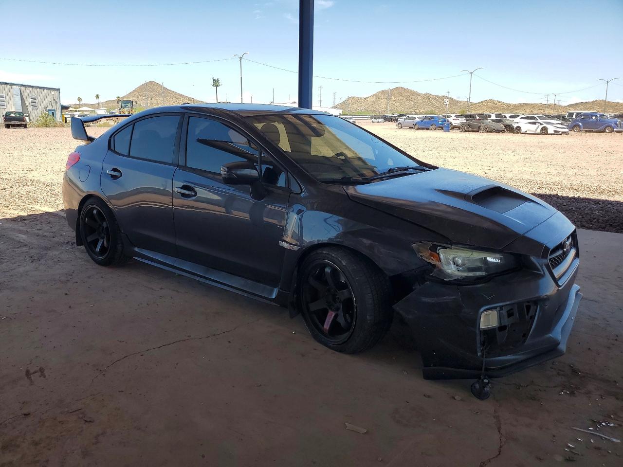 2015 Subaru Wrx Sti Gray vin: JF1VA2L61F9801111
