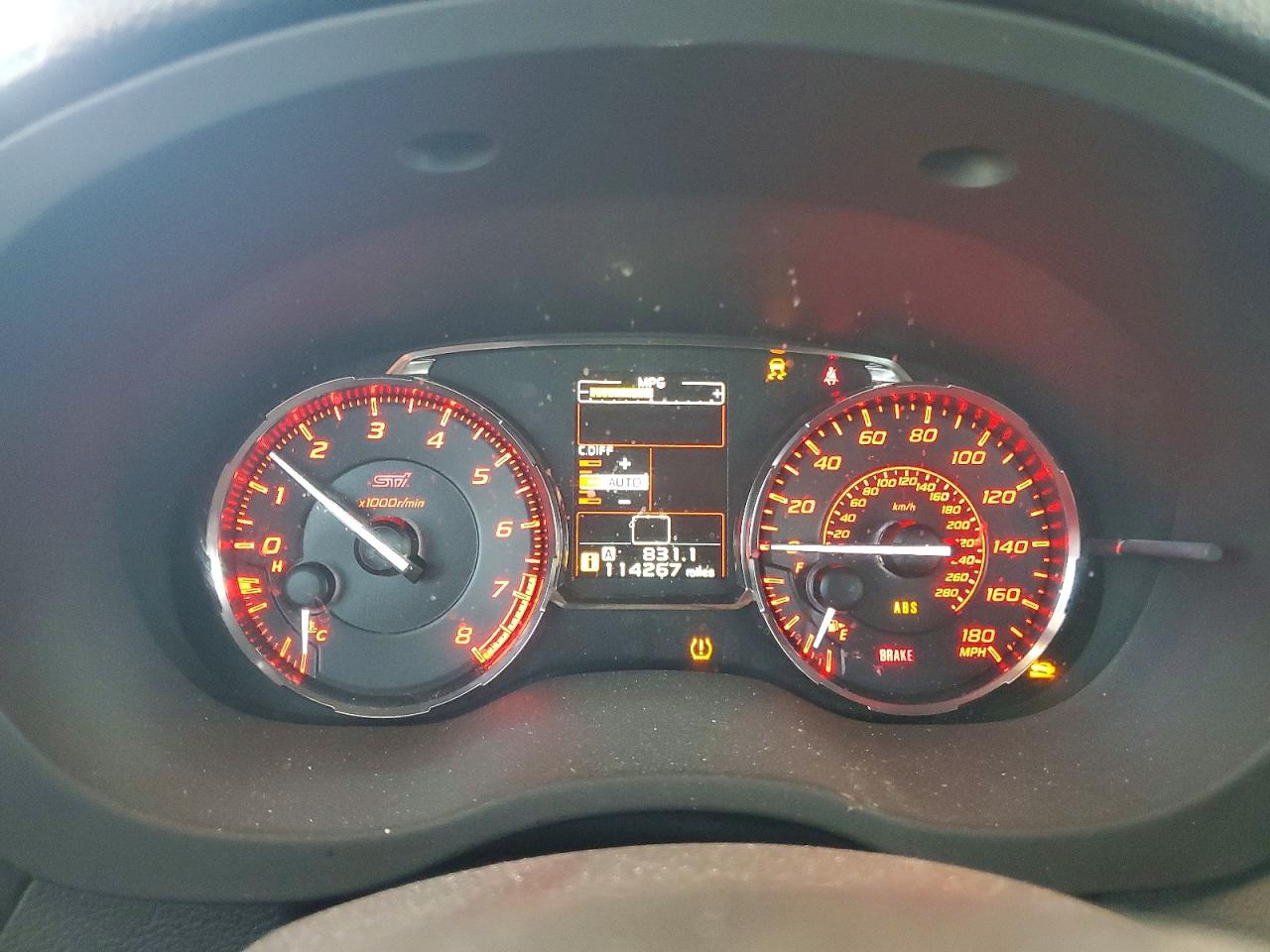 2015 Subaru Wrx Sti Gray vin: JF1VA2L61F9801111