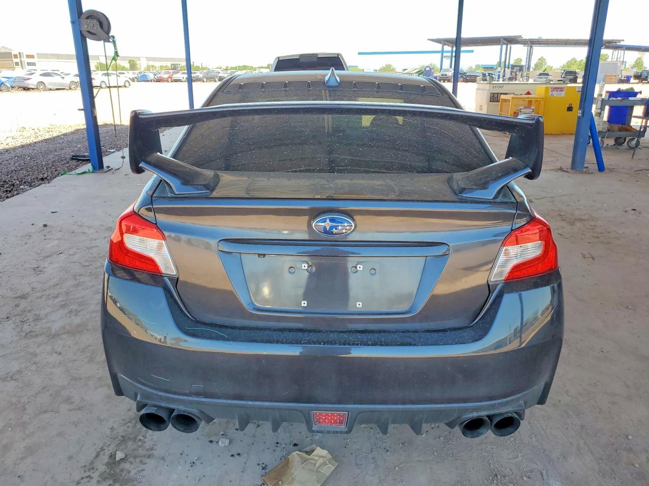 2015 Subaru Wrx Sti Gray vin: JF1VA2L61F9801111