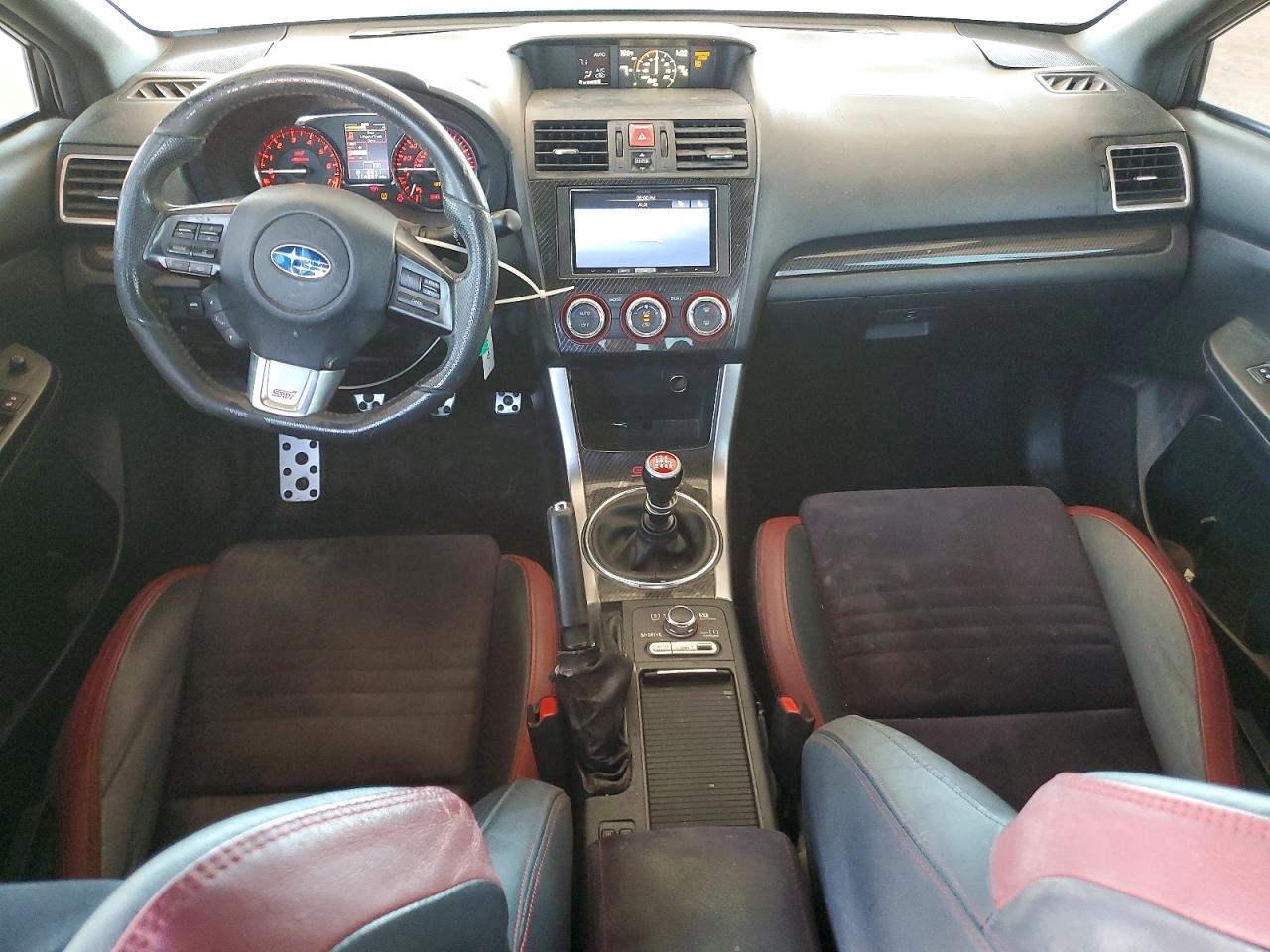 2015 Subaru Wrx Sti Gray vin: JF1VA2L61F9801111