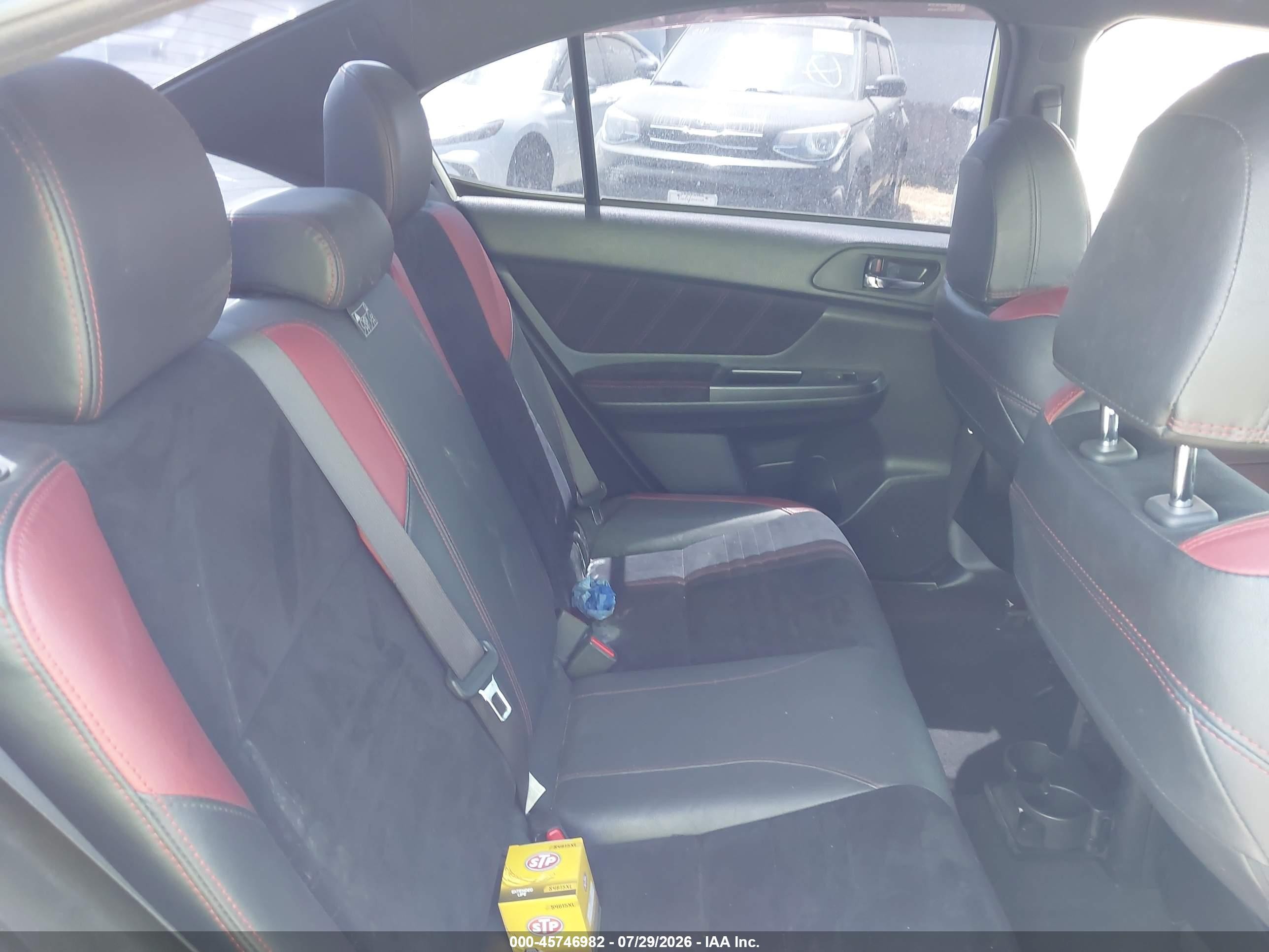 2015 Subaru Wrx Sti   White vin: JF1VA2L63F9813339