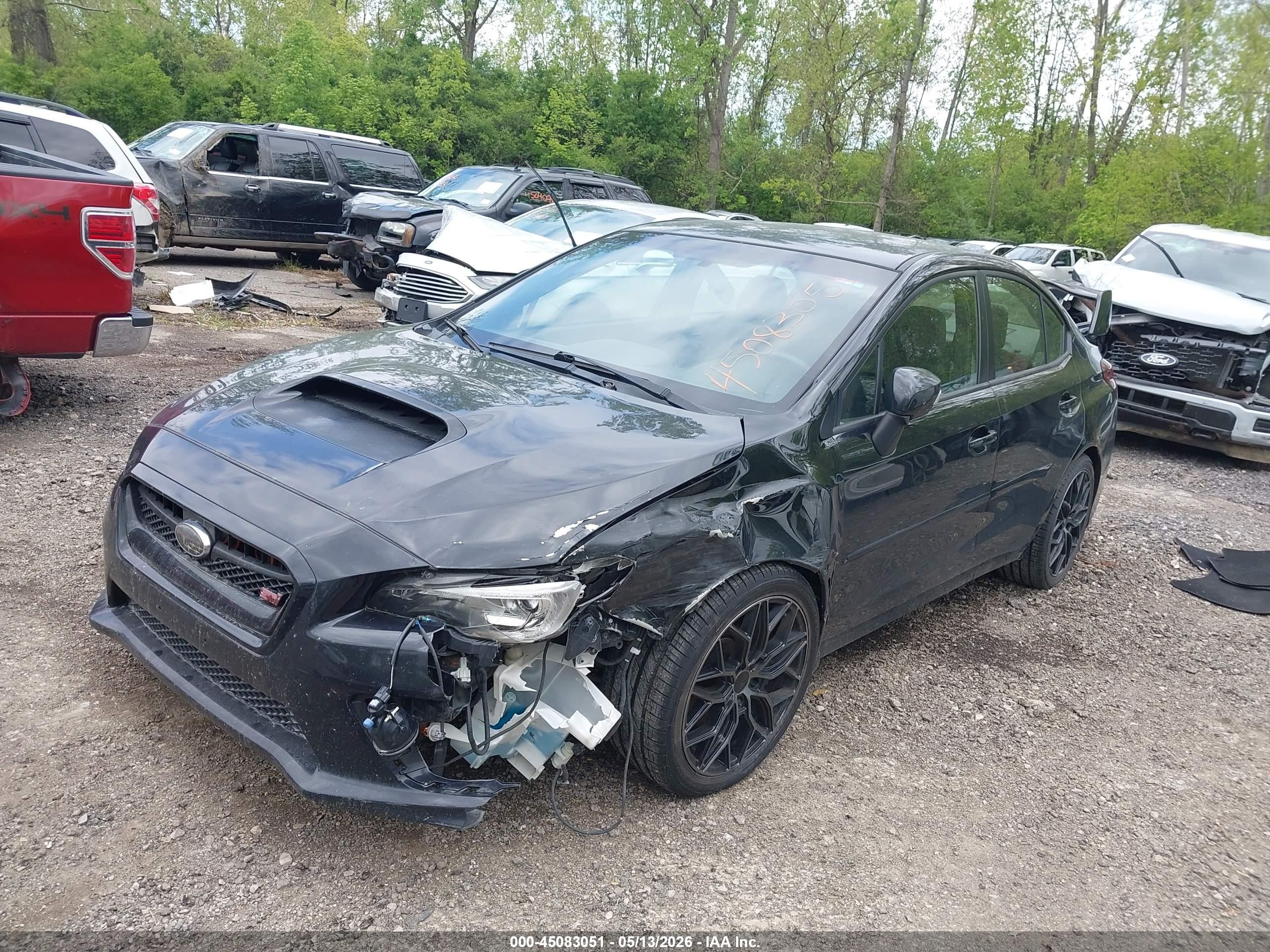 2015 Subaru Wrx Sti   Black vin: JF1VA2L63F9813969
