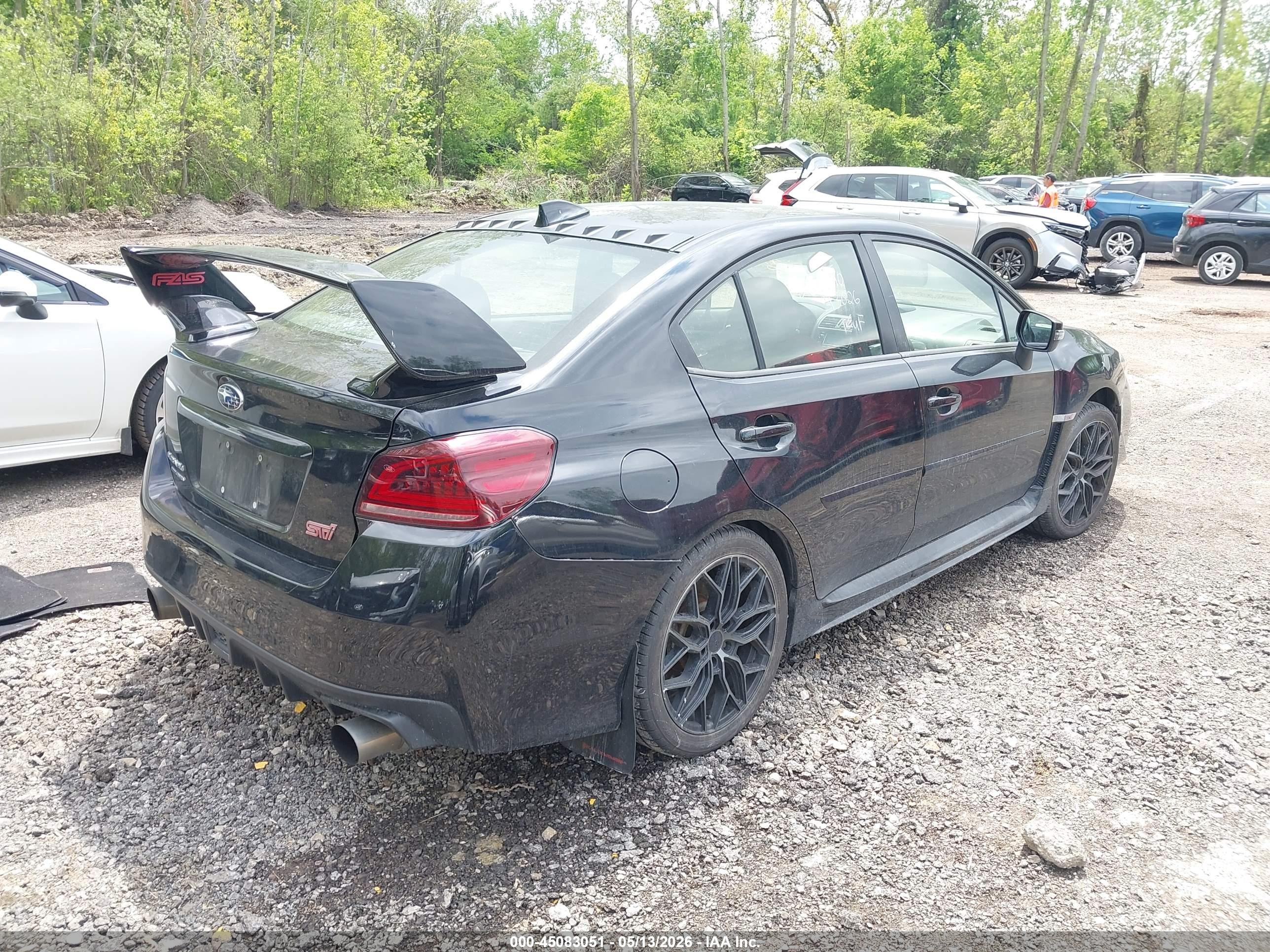 2015 Subaru Wrx Sti   Black vin: JF1VA2L63F9813969