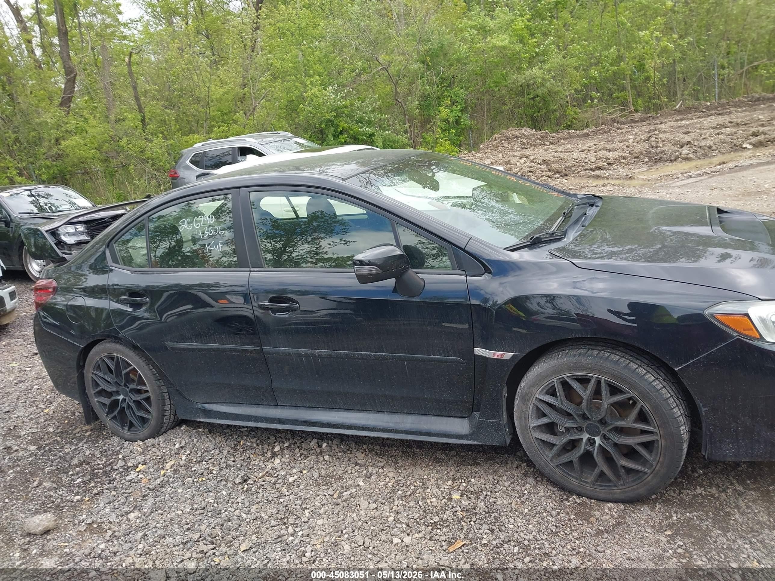 2015 Subaru Wrx Sti   Black vin: JF1VA2L63F9813969