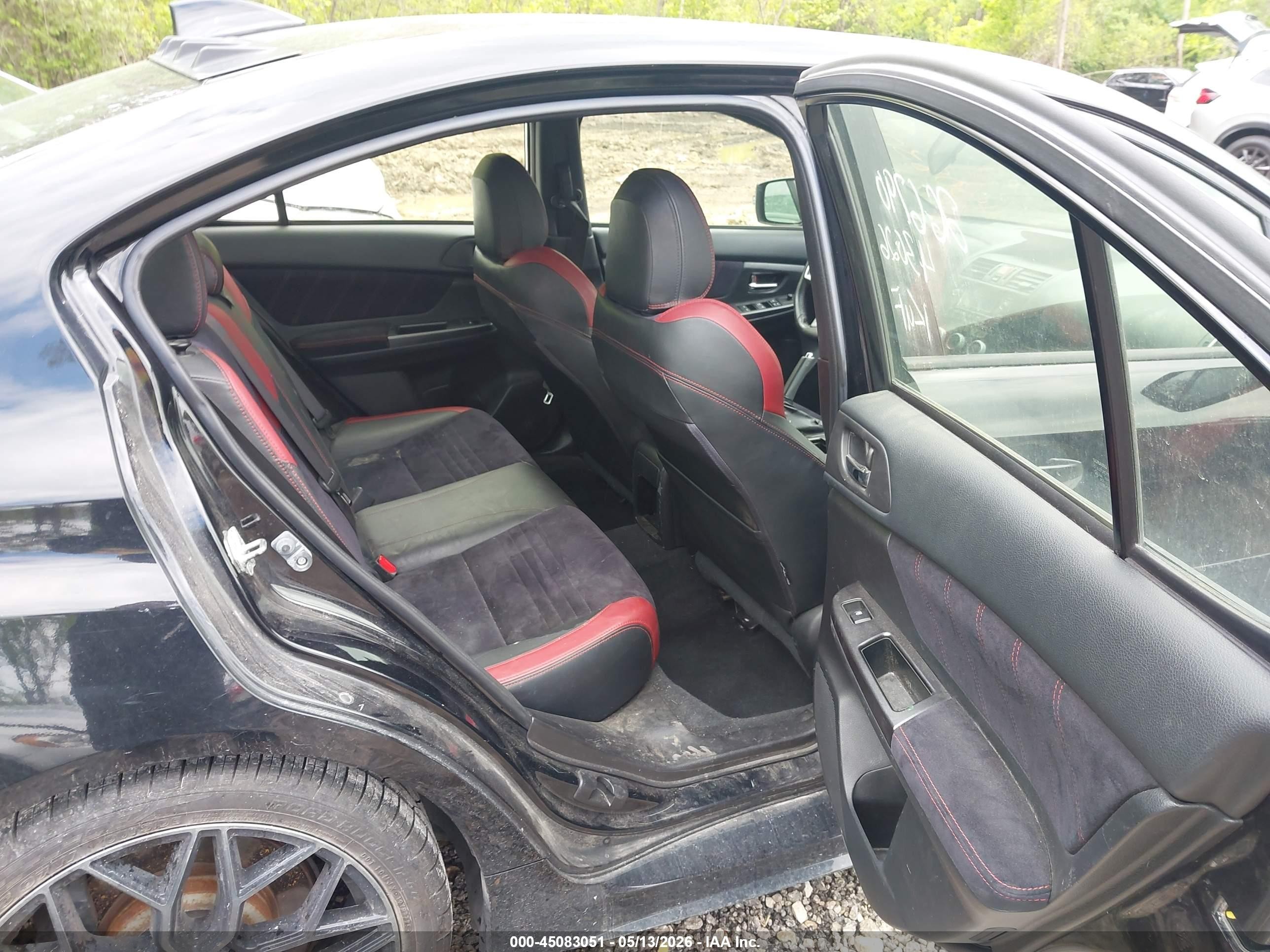 2015 Subaru Wrx Sti   Black vin: JF1VA2L63F9813969