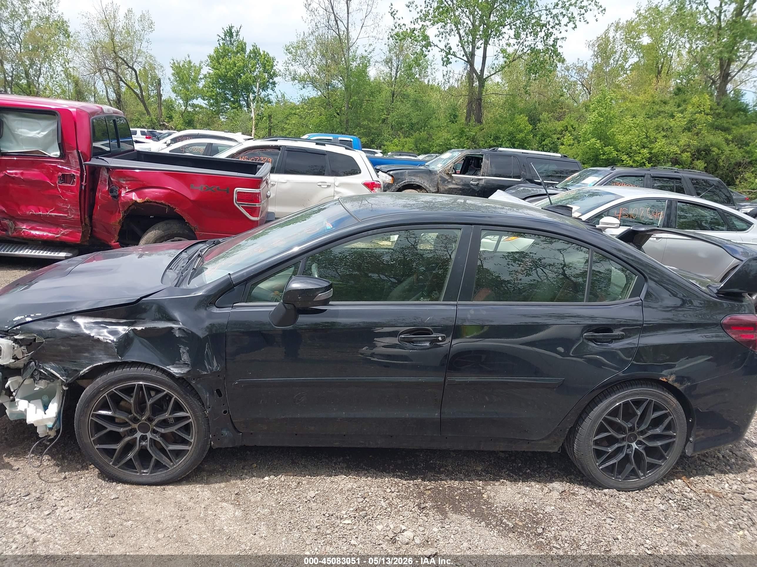 2015 Subaru Wrx Sti   Black vin: JF1VA2L63F9813969
