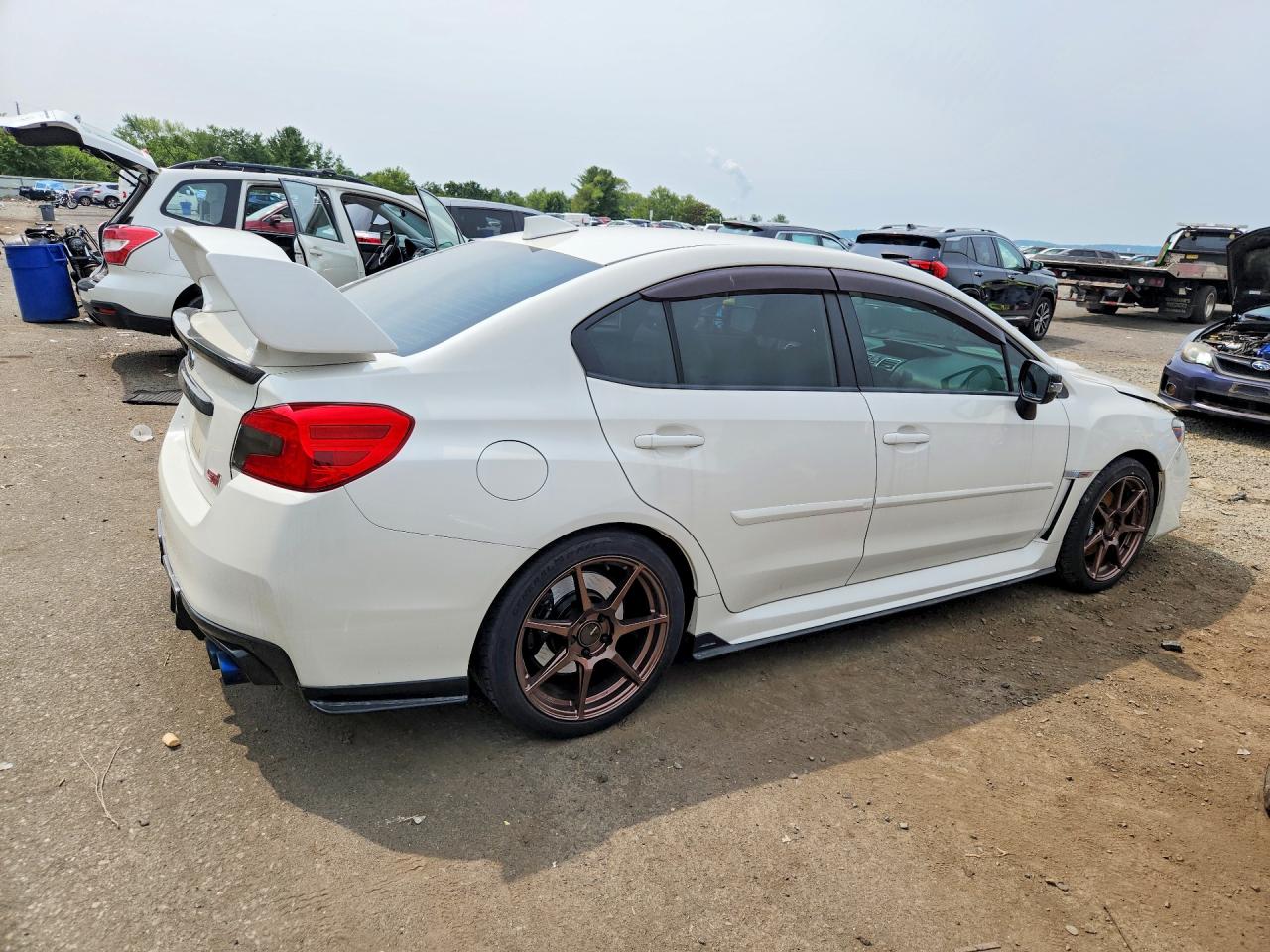 2015 Subaru Wrx Sti White vin: JF1VA2L63F9829993