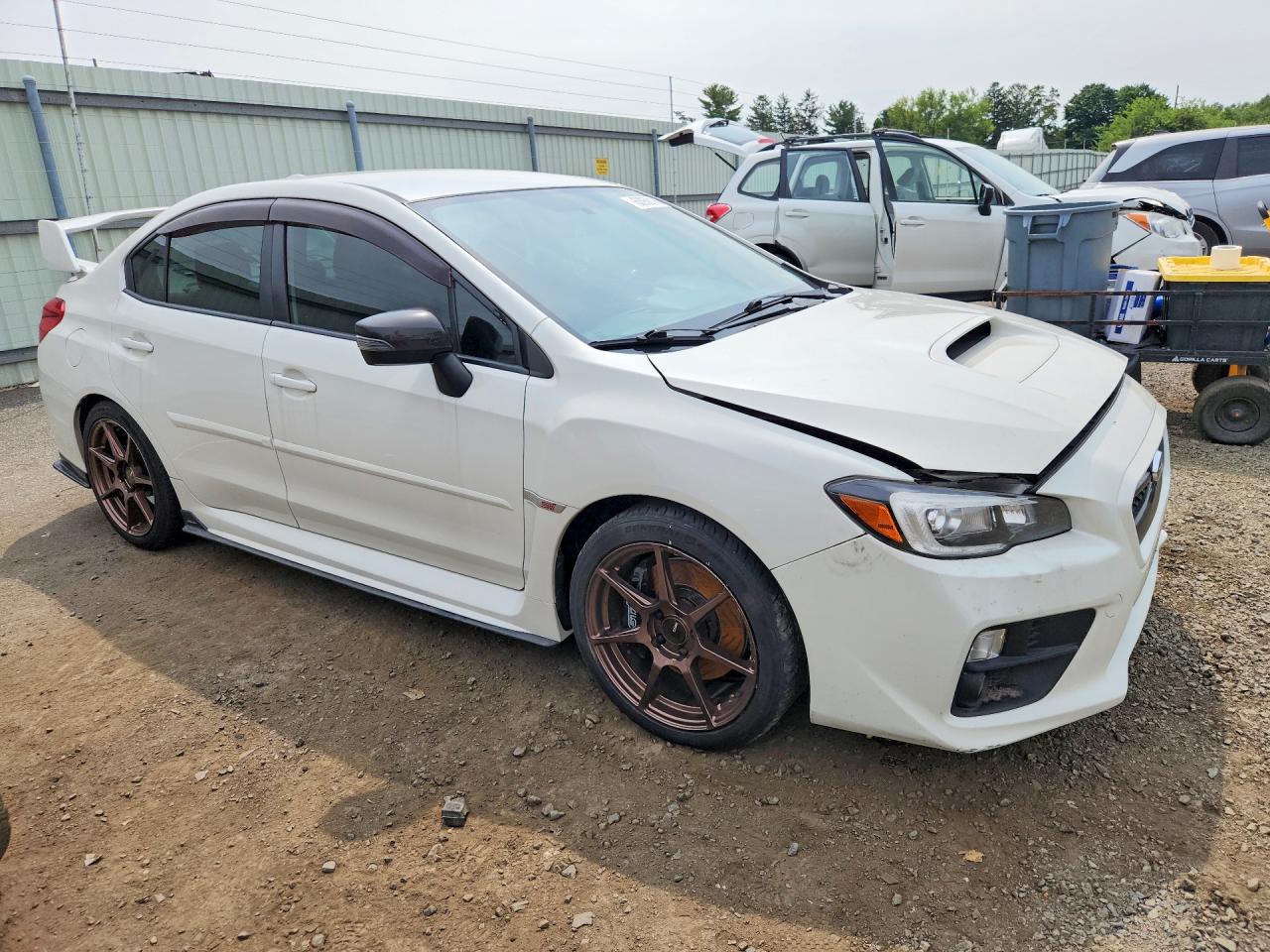 2015 Subaru Wrx Sti White vin: JF1VA2L63F9829993