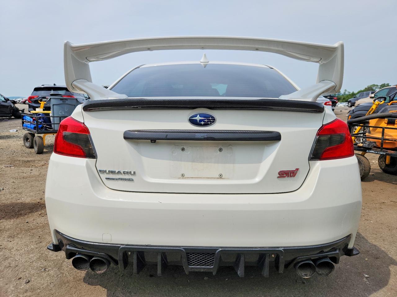 2015 Subaru Wrx Sti White vin: JF1VA2L63F9829993