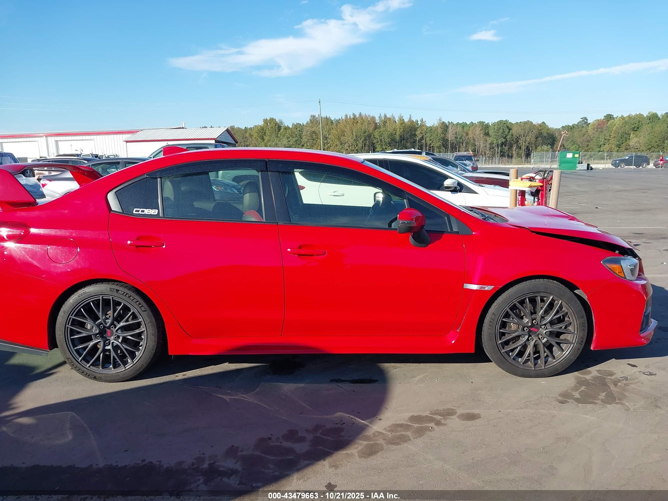 2015 Subaru Wrx Sti   Red vin: JF1VA2L63F9837091