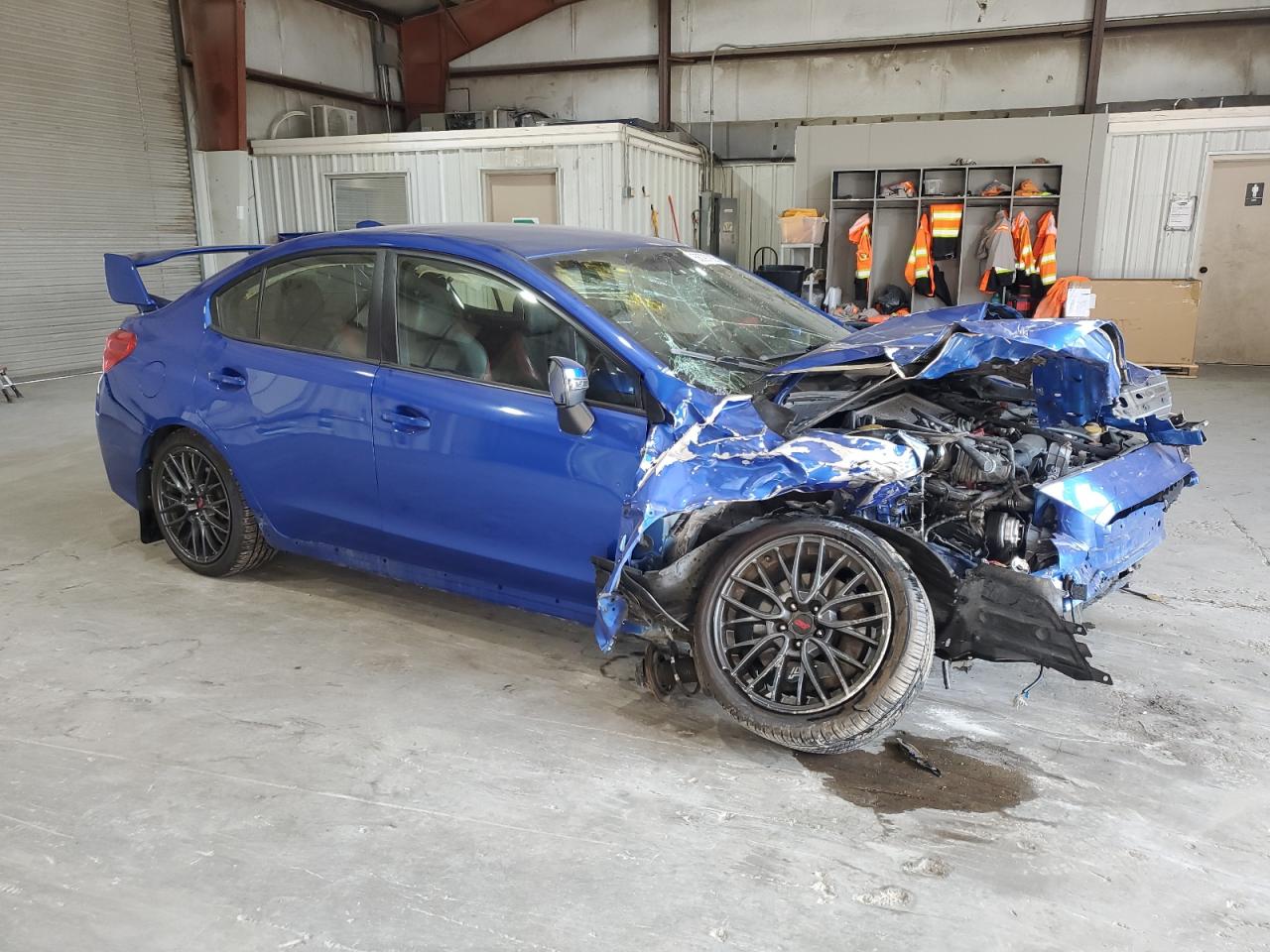 2015 Subaru Wrx Sti Blue vin: JF1VA2L64F9816315