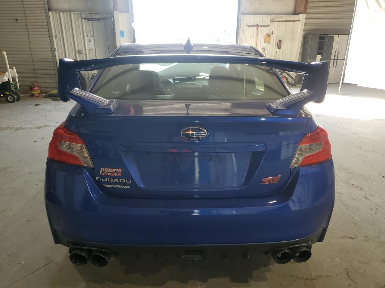 2015 Subaru Wrx Sti Blue vin: JF1VA2L64F9816315