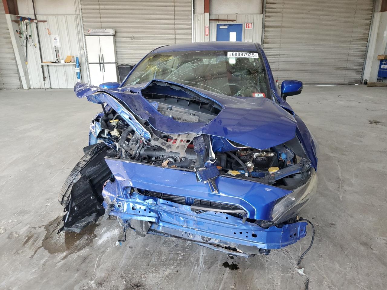 2015 Subaru Wrx Sti Blue vin: JF1VA2L64F9816315