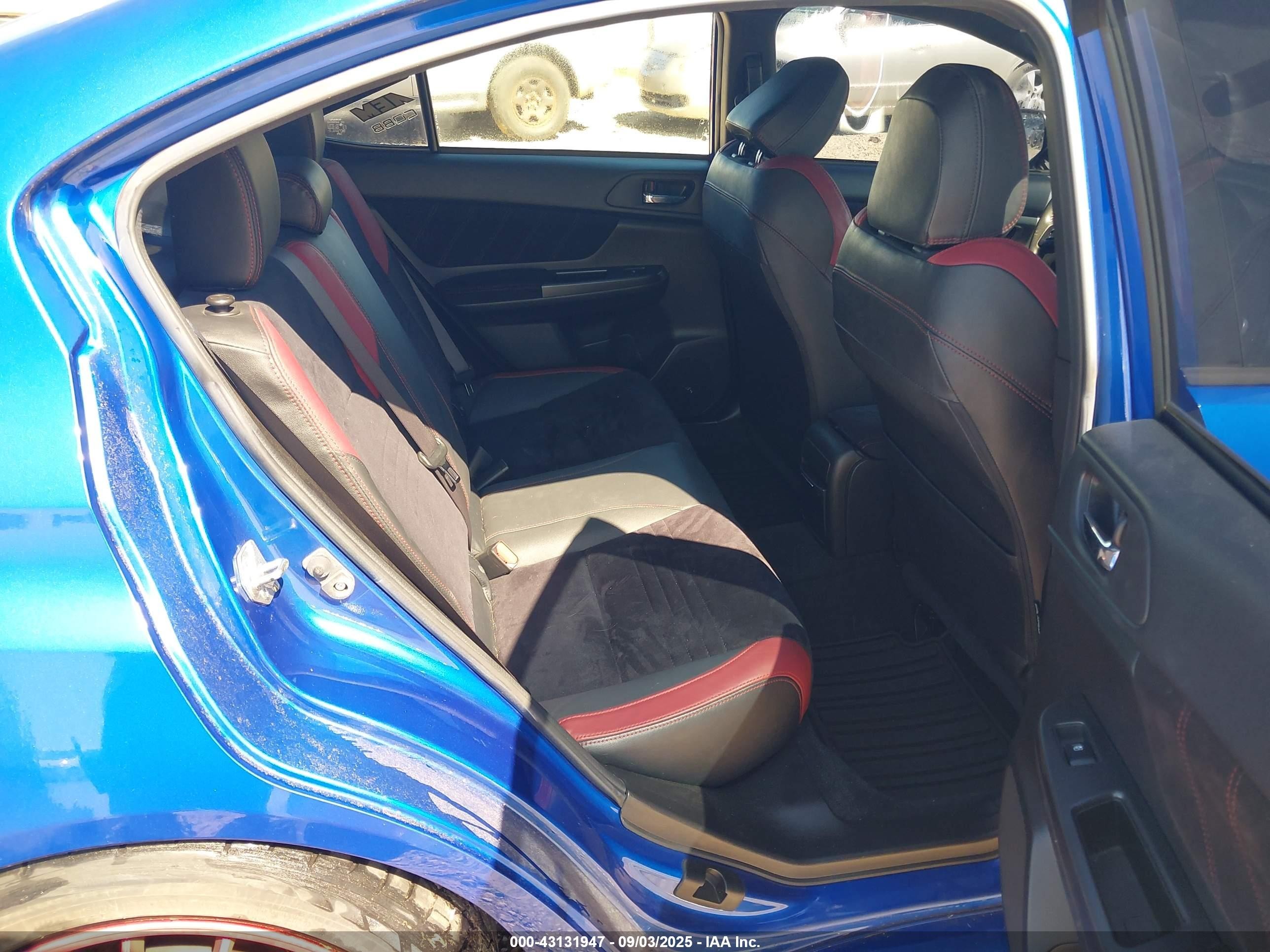 2015 Subaru Wrx Sti   Blue vin: JF1VA2L65F9805372