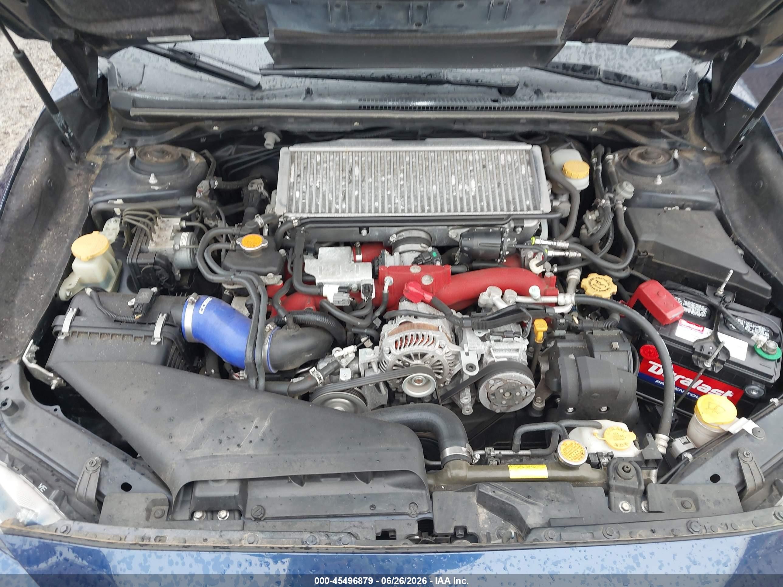2015 Subaru Wrx Sti   Blue vin: JF1VA2L65F9810121