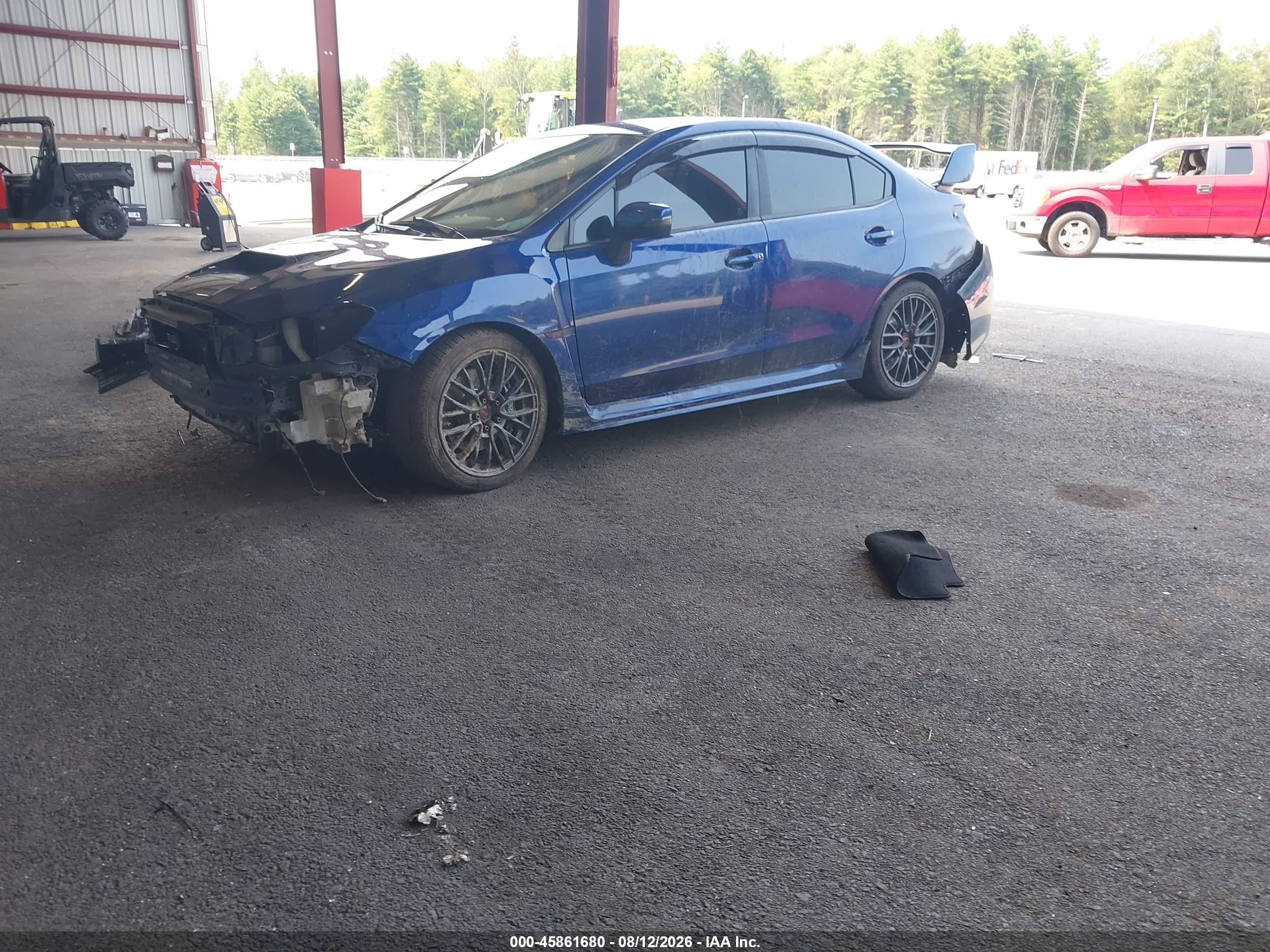 2015 Subaru Wrx Sti   Blue vin: JF1VA2L65F9830983