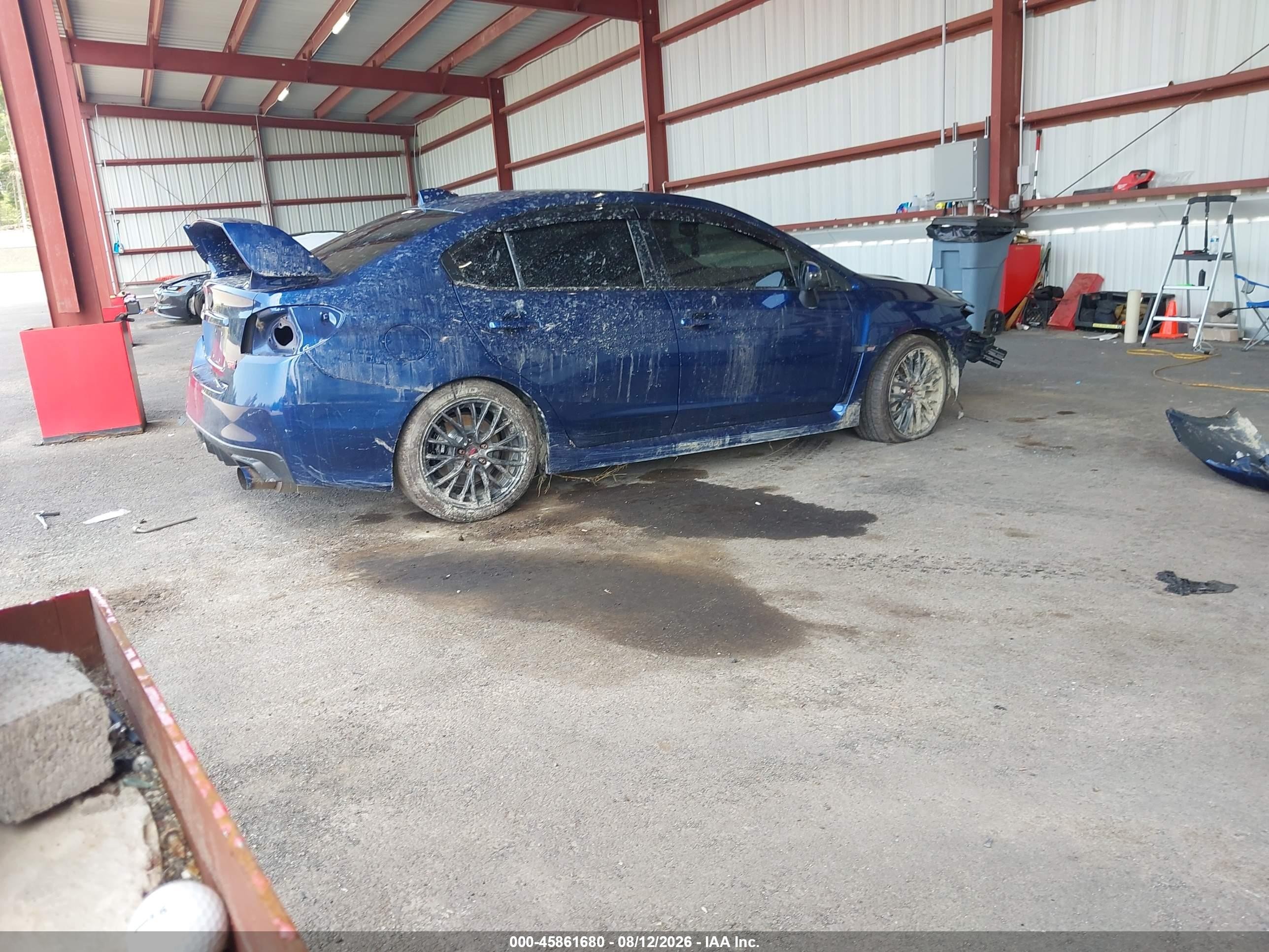 2015 Subaru Wrx Sti   Blue vin: JF1VA2L65F9830983