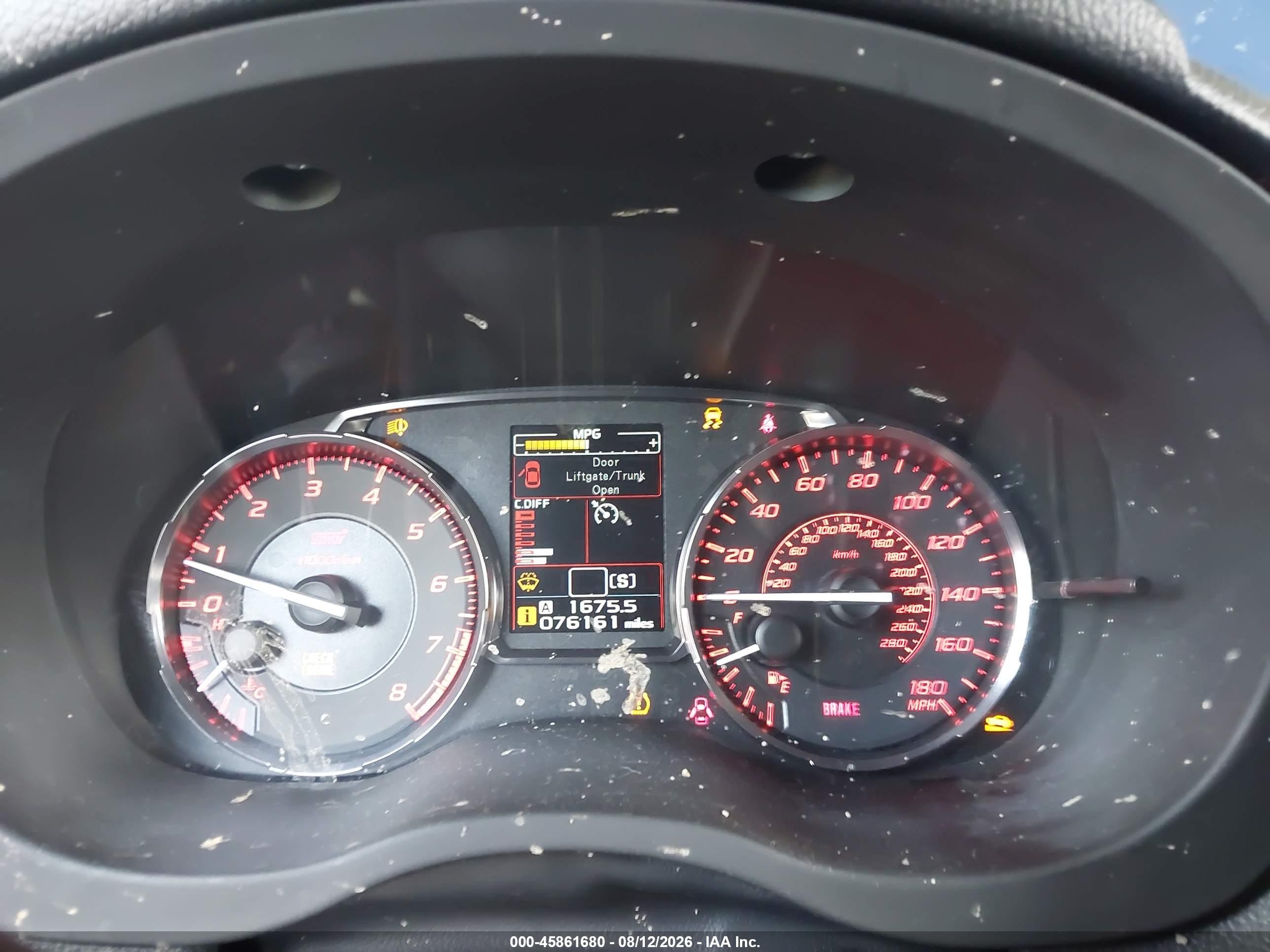 2015 Subaru Wrx Sti   Blue vin: JF1VA2L65F9830983