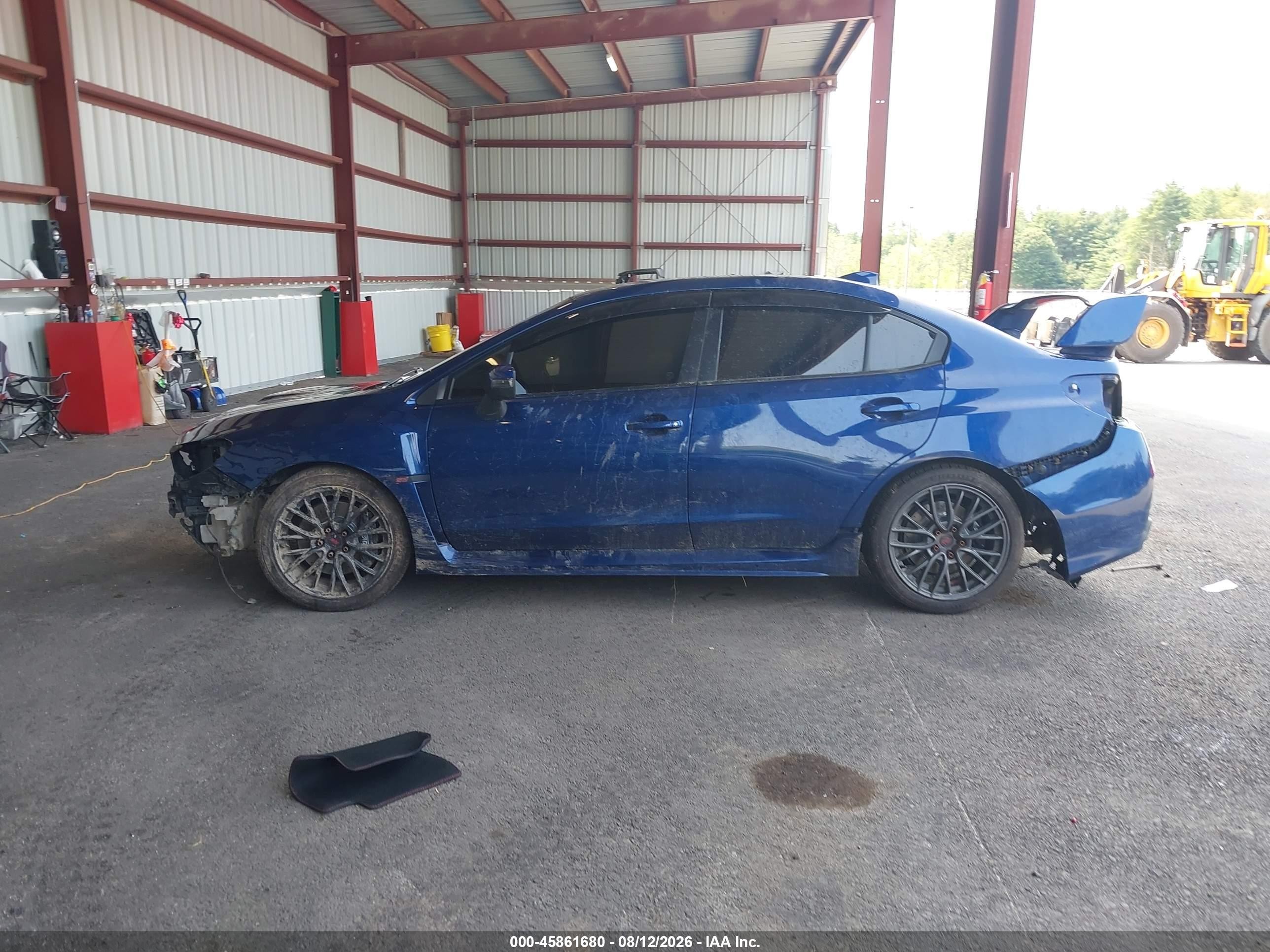 2015 Subaru Wrx Sti   Blue vin: JF1VA2L65F9830983