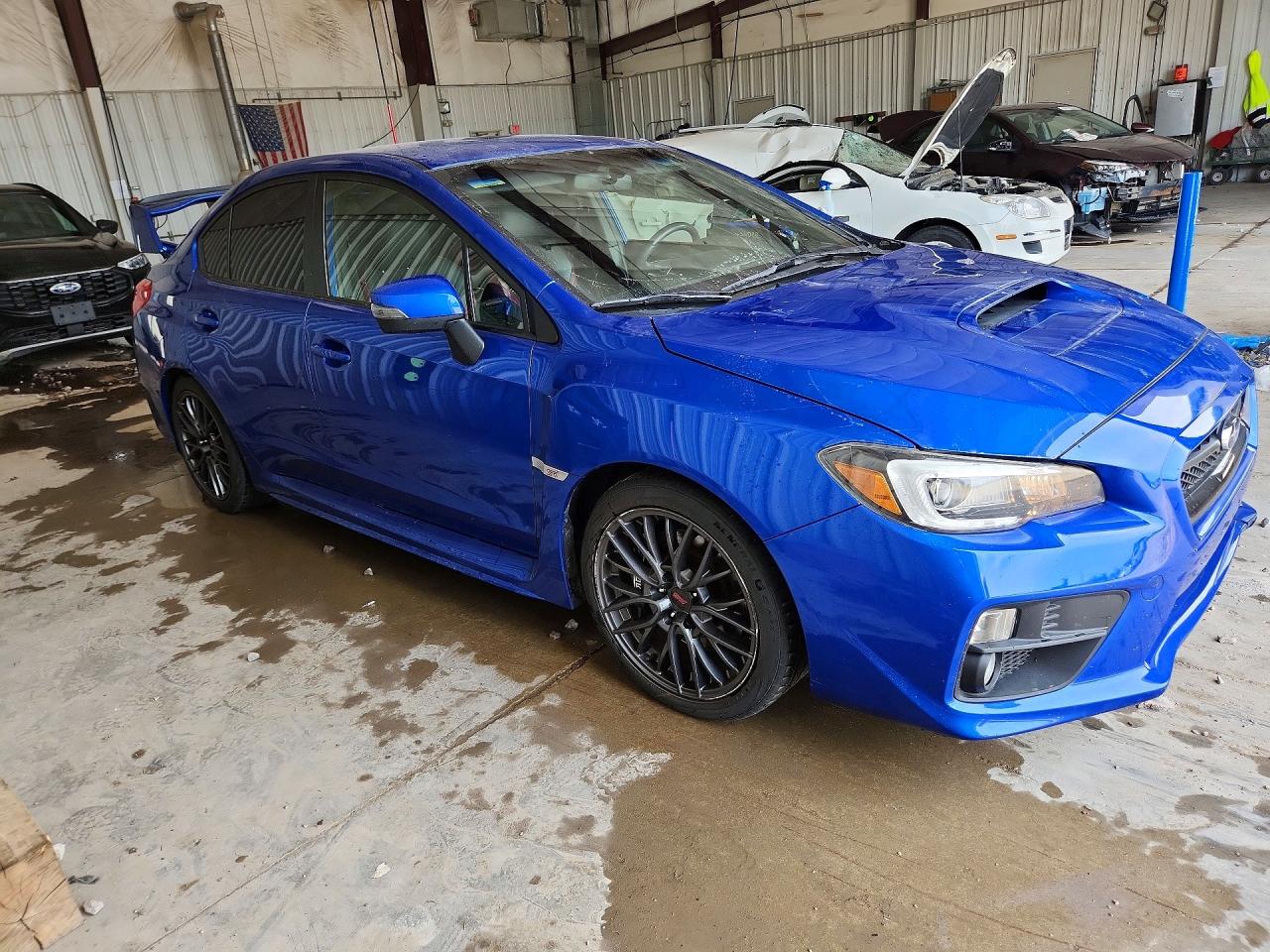 2015 Subaru Wrx Sti Blue vin: JF1VA2L66F9822360
