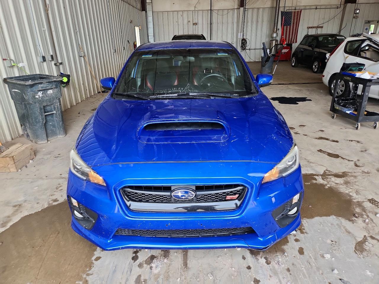 2015 Subaru Wrx Sti Blue vin: JF1VA2L66F9822360