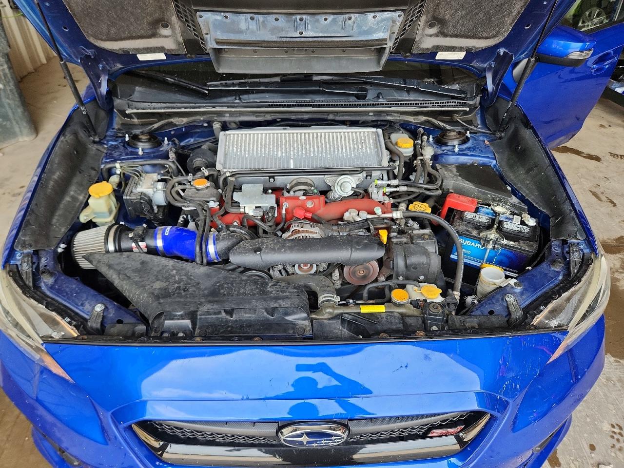 2015 Subaru Wrx Sti Blue vin: JF1VA2L66F9822360