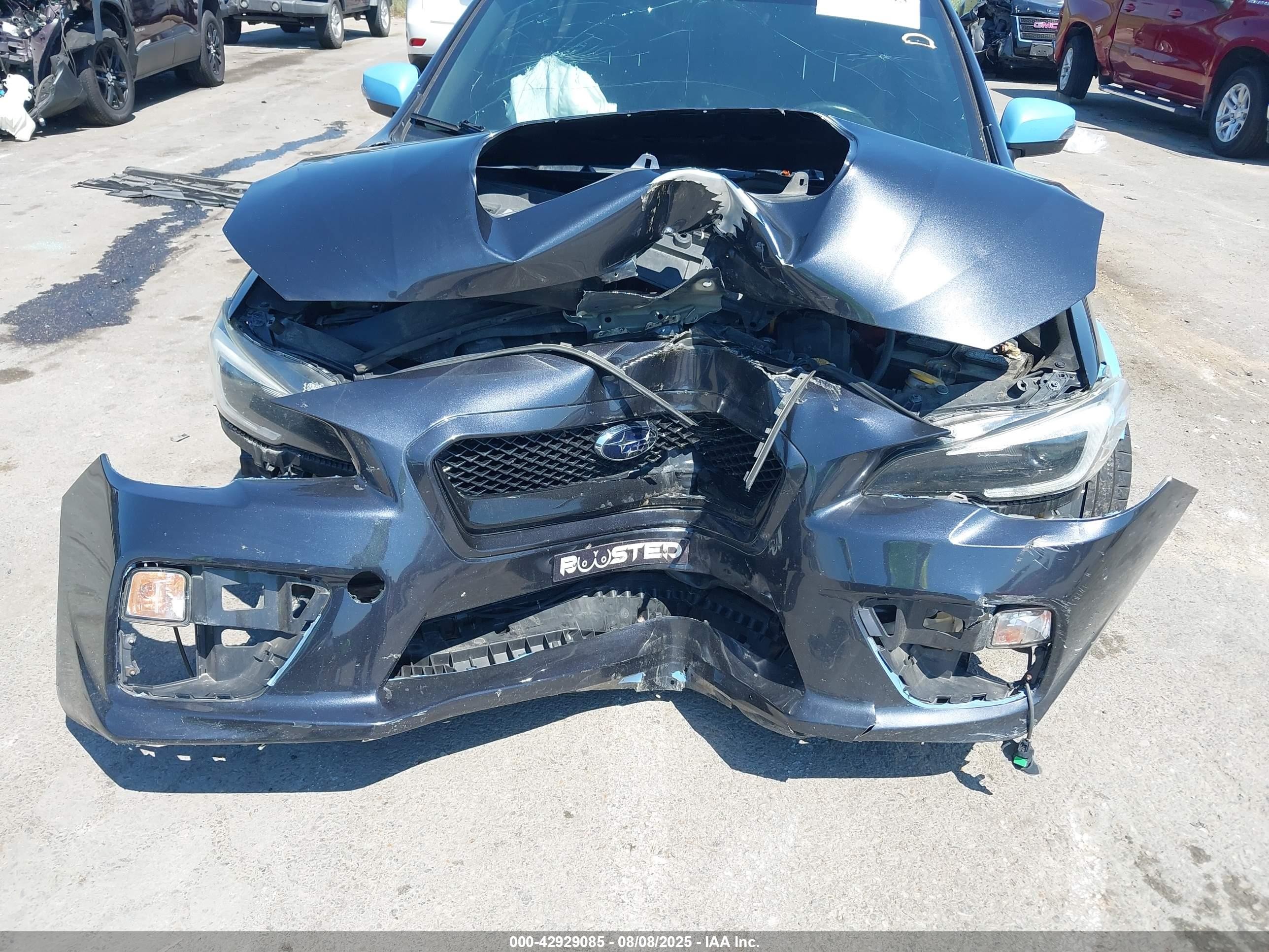 2015 Subaru Wrx Sti   Black vin: JF1VA2L66F9834069