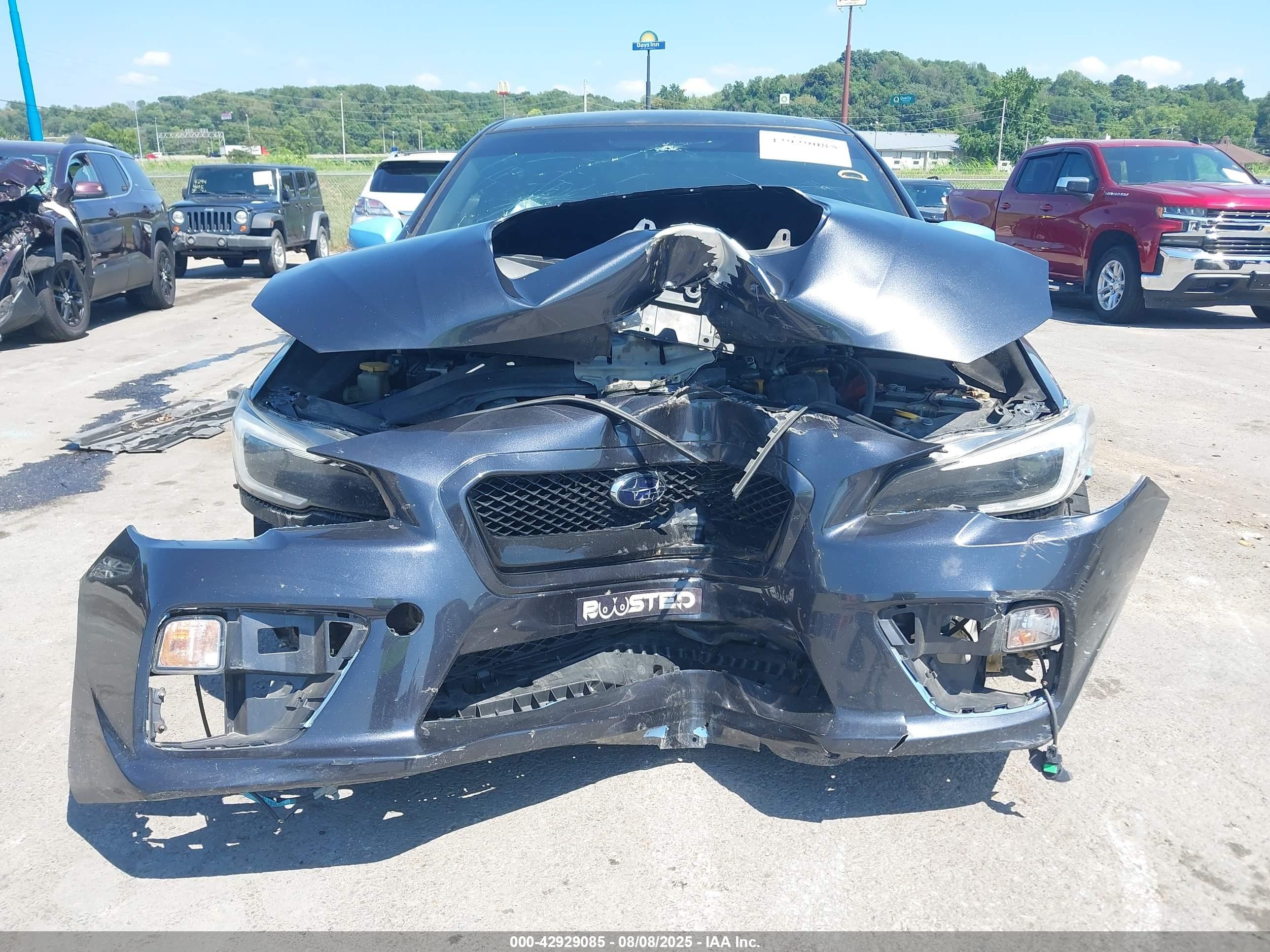 2015 Subaru Wrx Sti   Black vin: JF1VA2L66F9834069